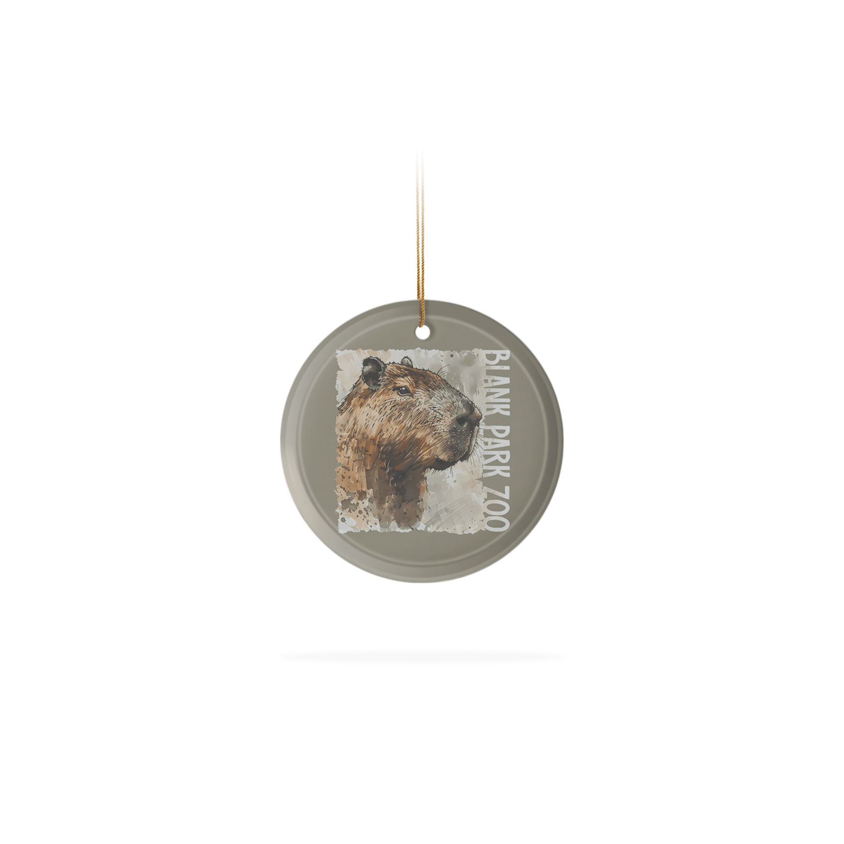 Poster Capybara Splatter