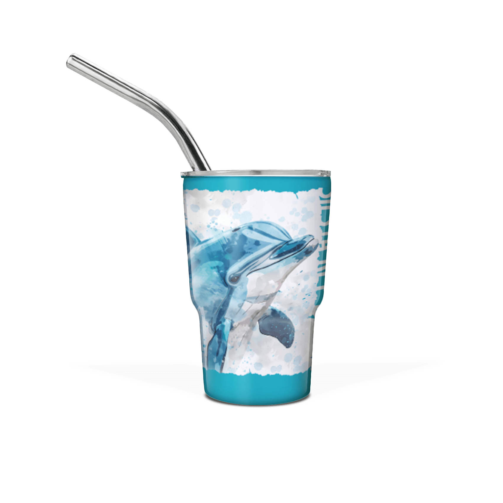 Poster Dolphin Splatter
