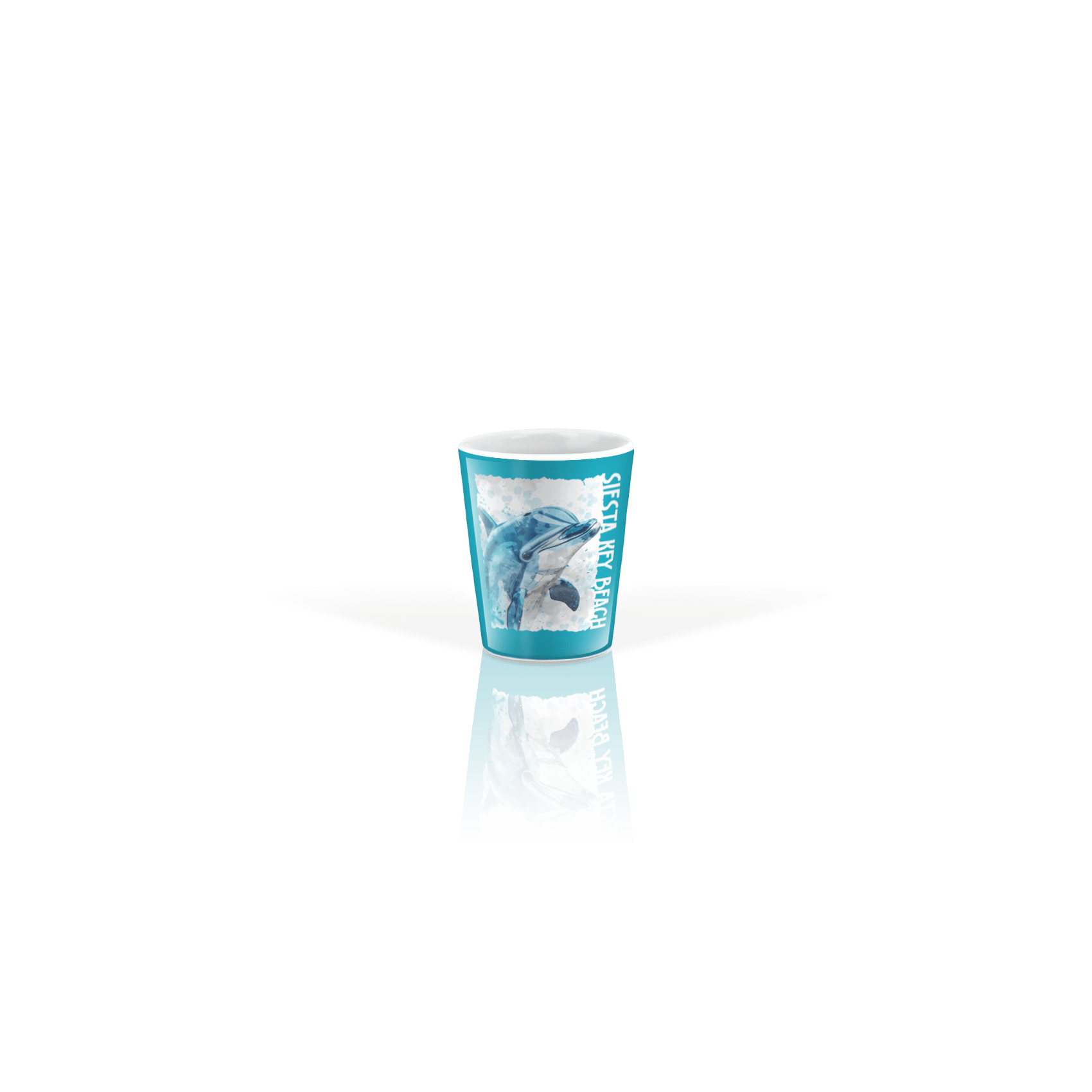 Ceramic Shot Glass 2oz White