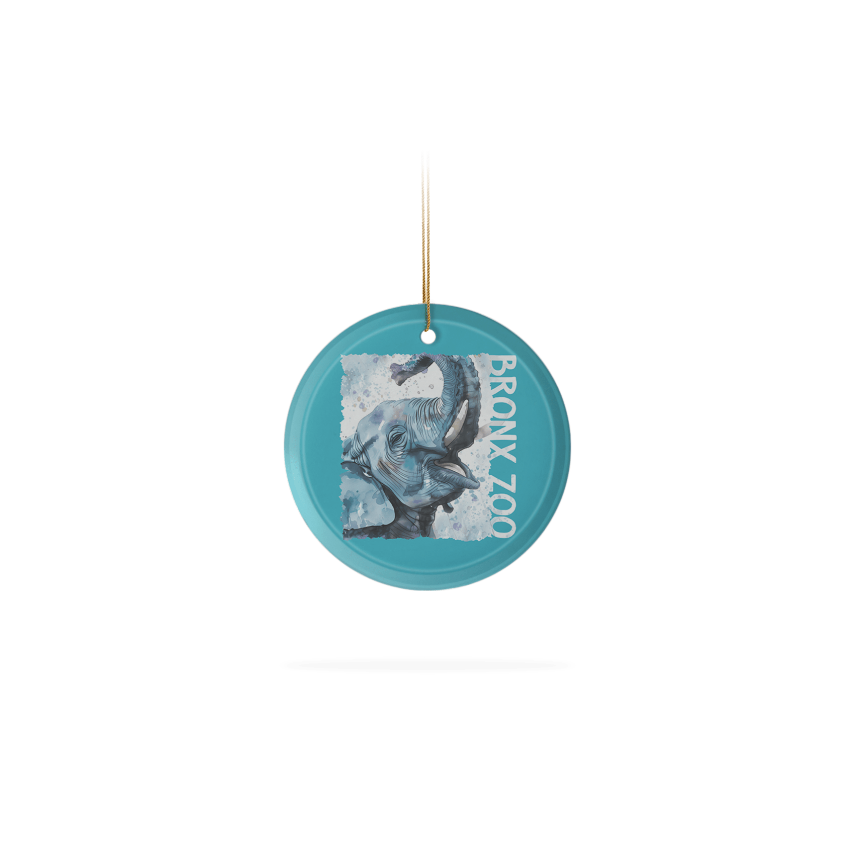 Frosted Glass Ornament 3.5"