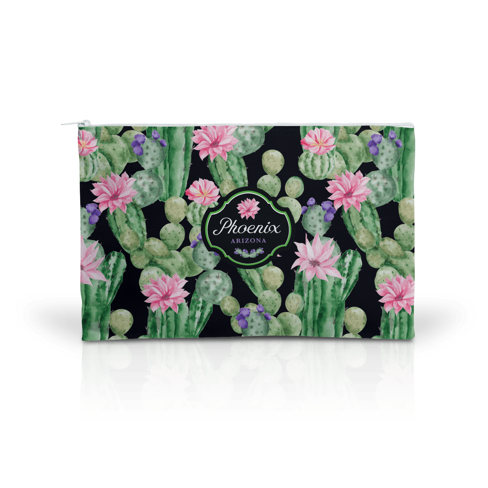 Pink Flowers on Cactus