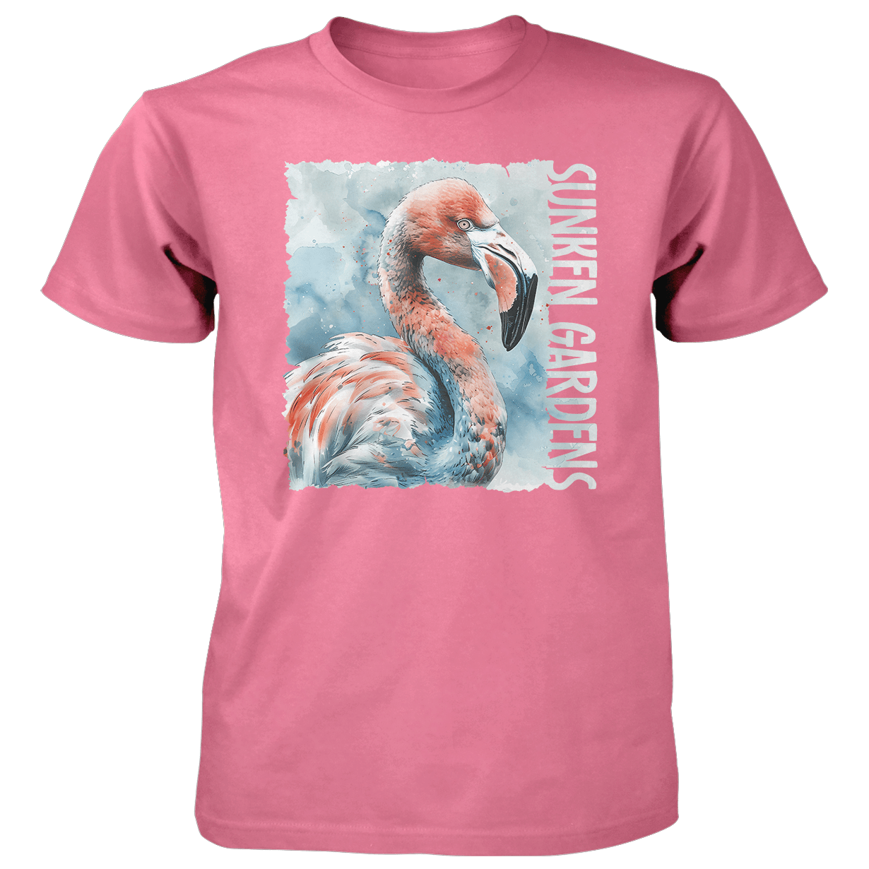 Poster Flamingo Splatter