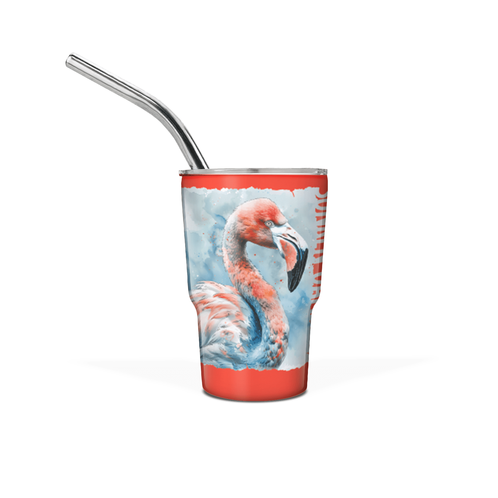 Poster Flamingo Splatter