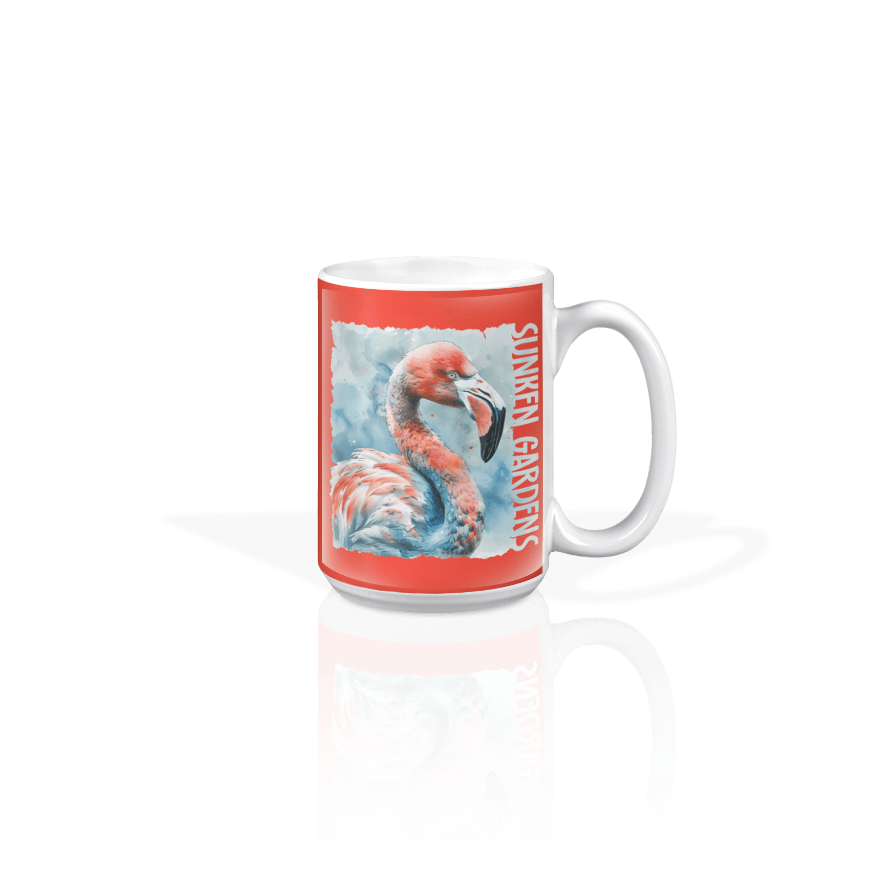 Poster Flamingo Splatter