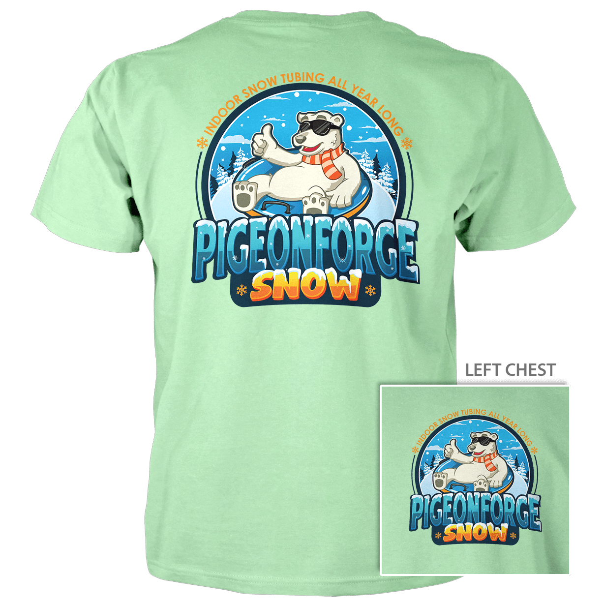 Pigeon Forge Snow Logo