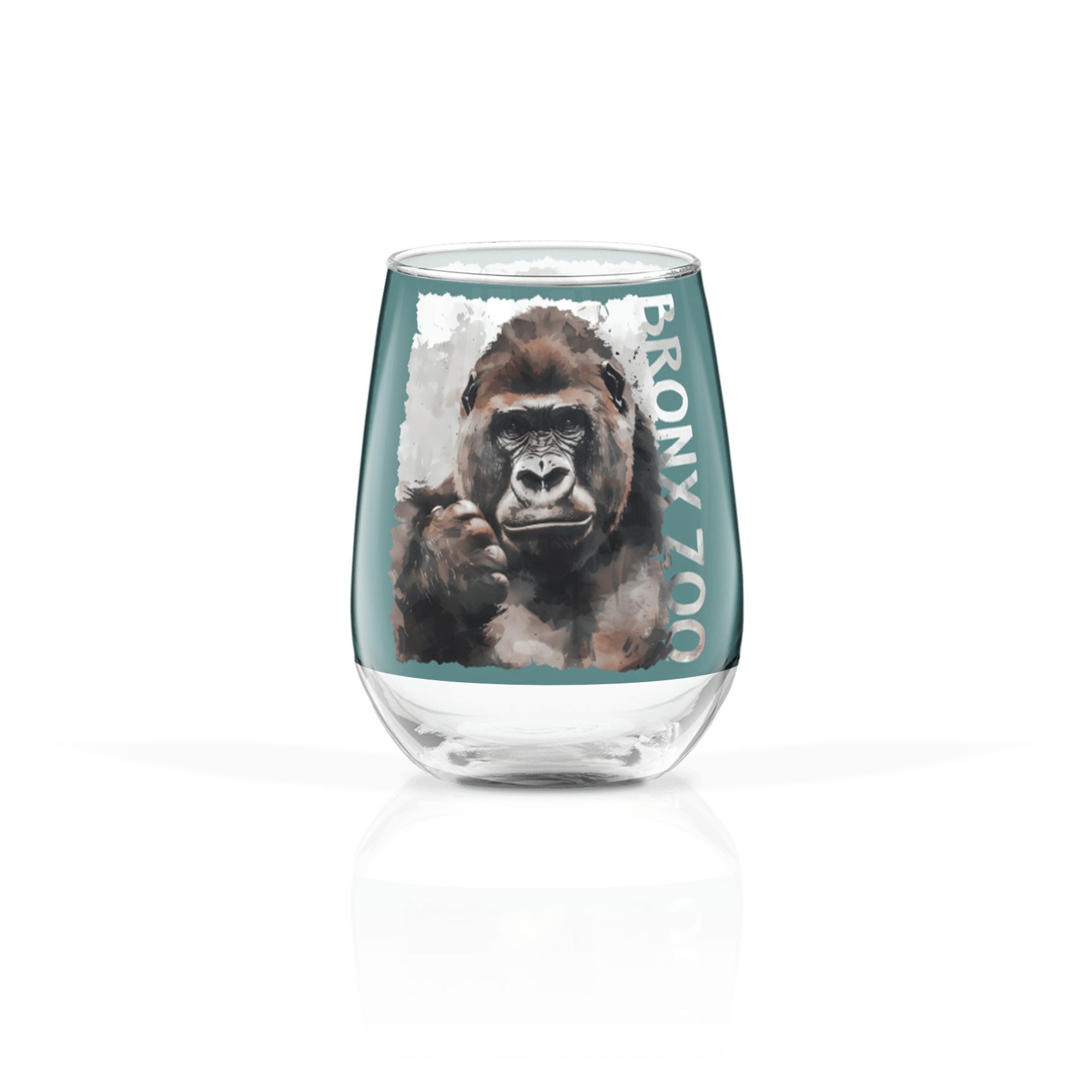 Clear 17oz Stemless Wine Glass