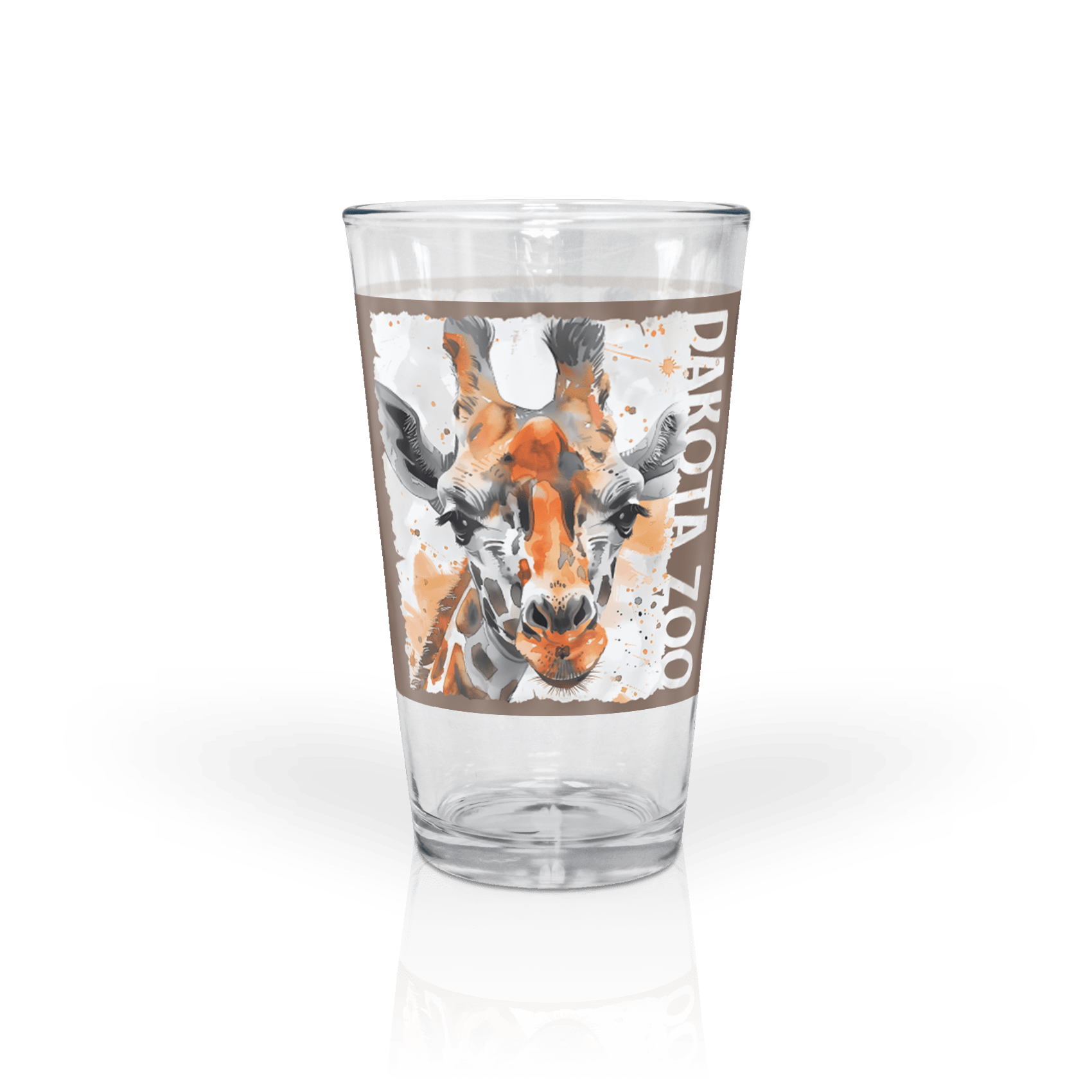 Poster Giraffe Splatter
