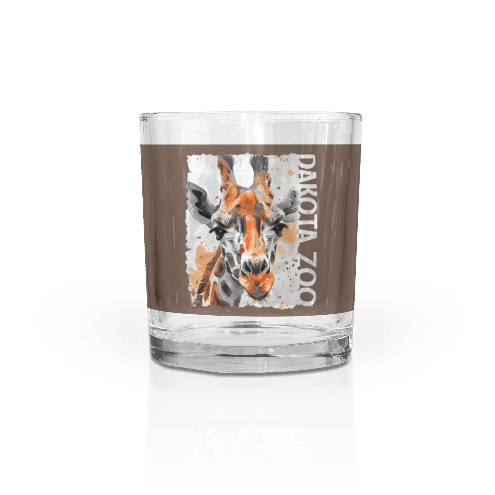 Poster Giraffe Splatter