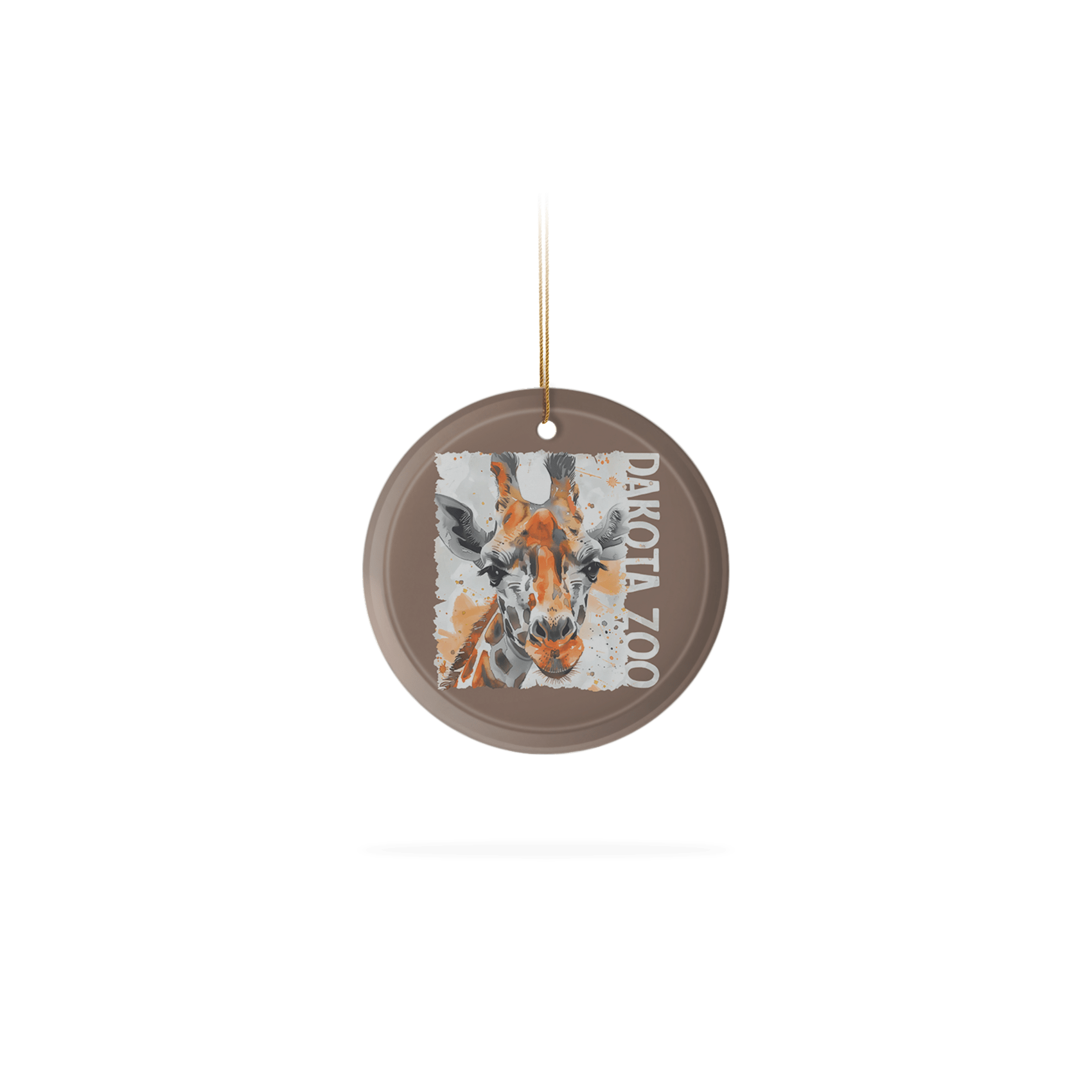 Poster Giraffe Splatter
