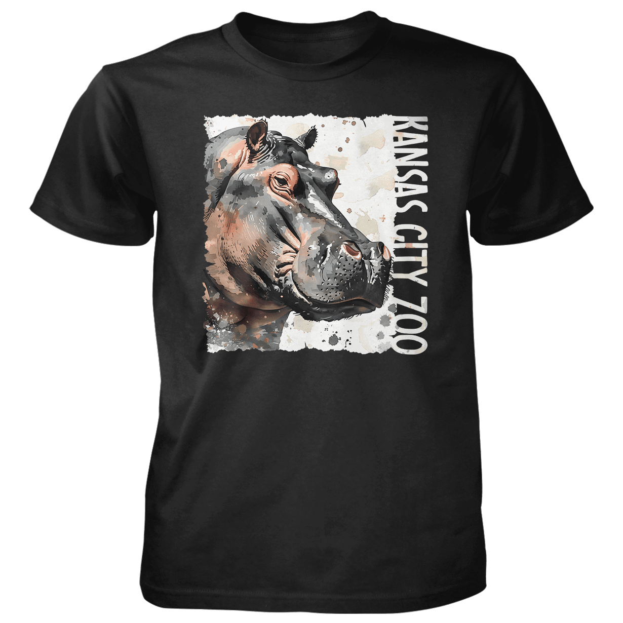 Poster Hippo Splatter