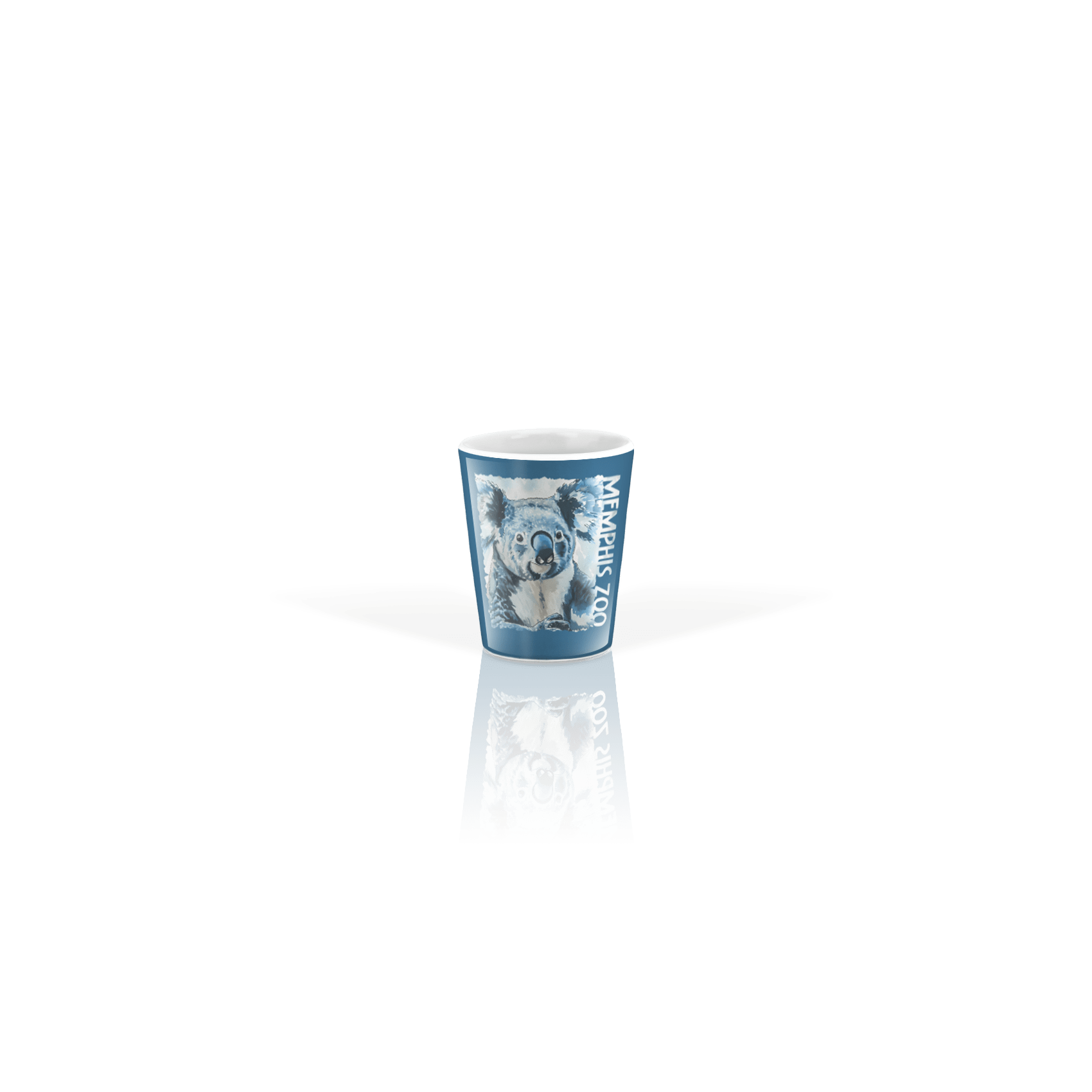 Ceramic Shot Glass 2oz White