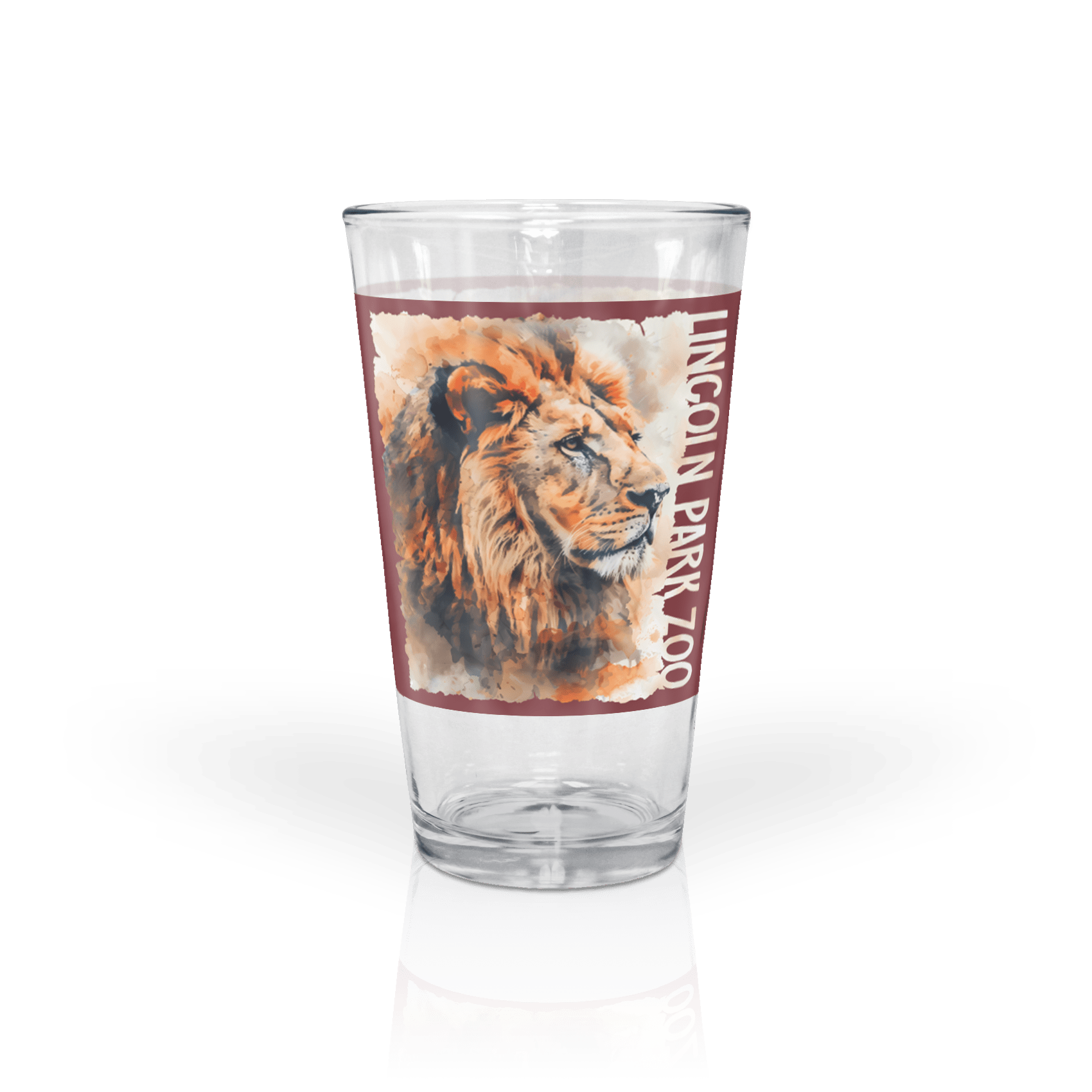 Poster Lion Splatter