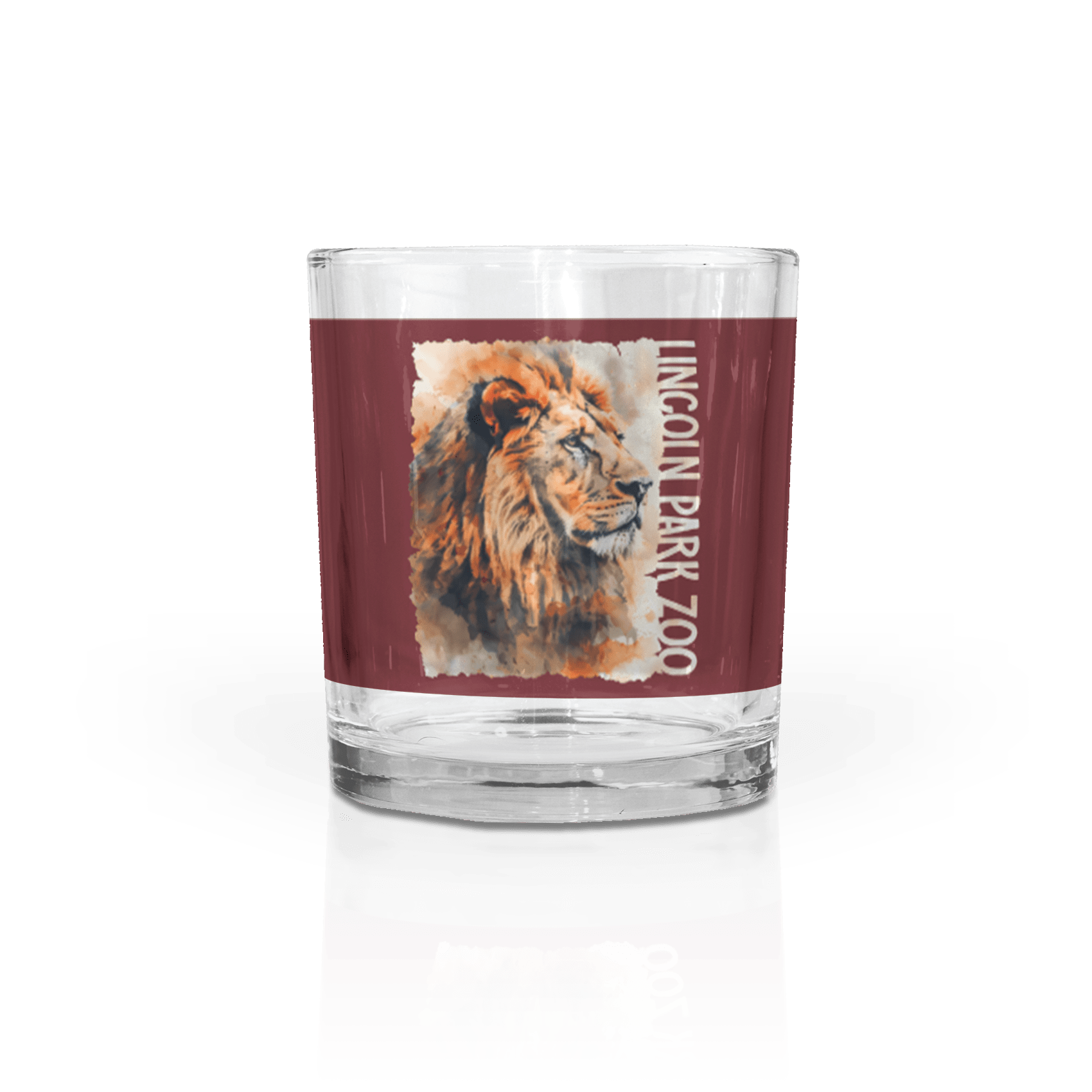 Poster Lion Splatter