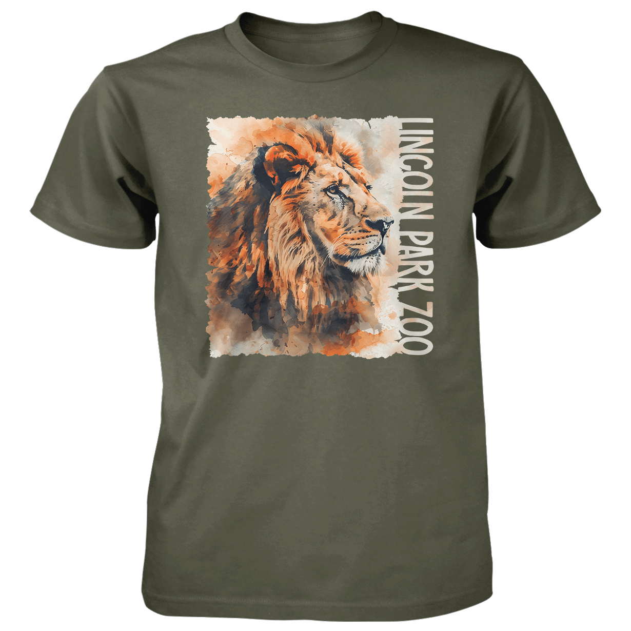 Poster Lion Splatter