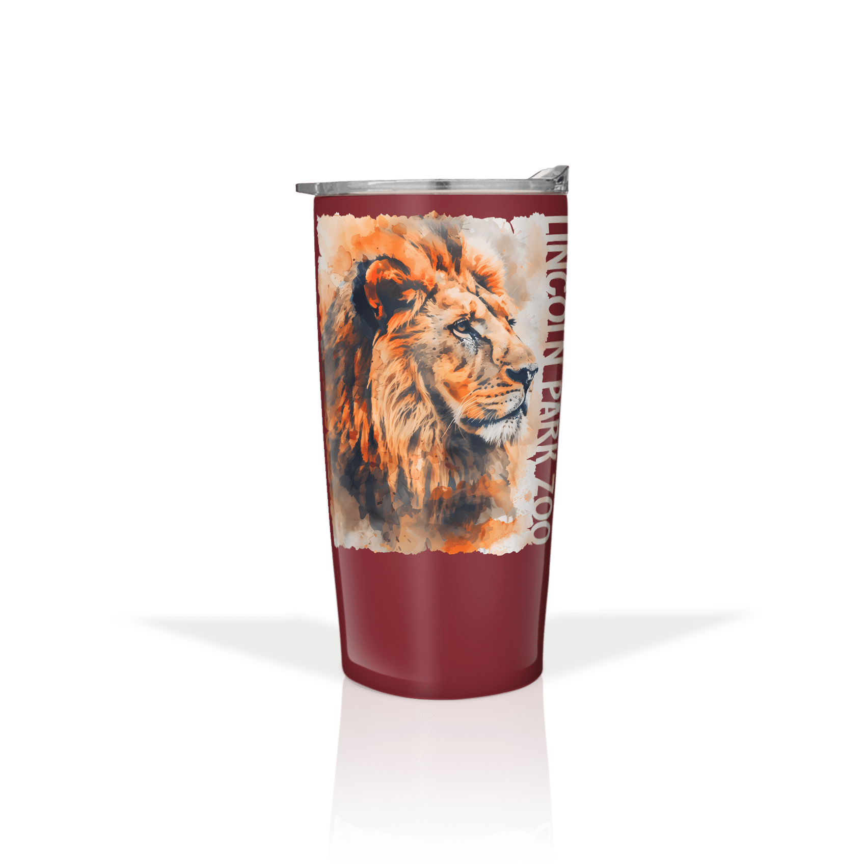 Poster Lion Splatter