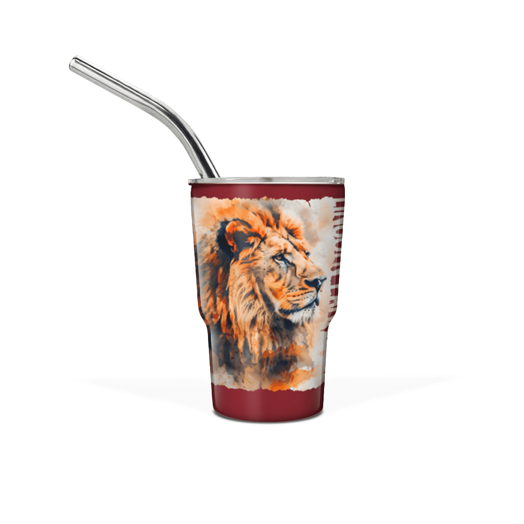 Poster Lion Splatter