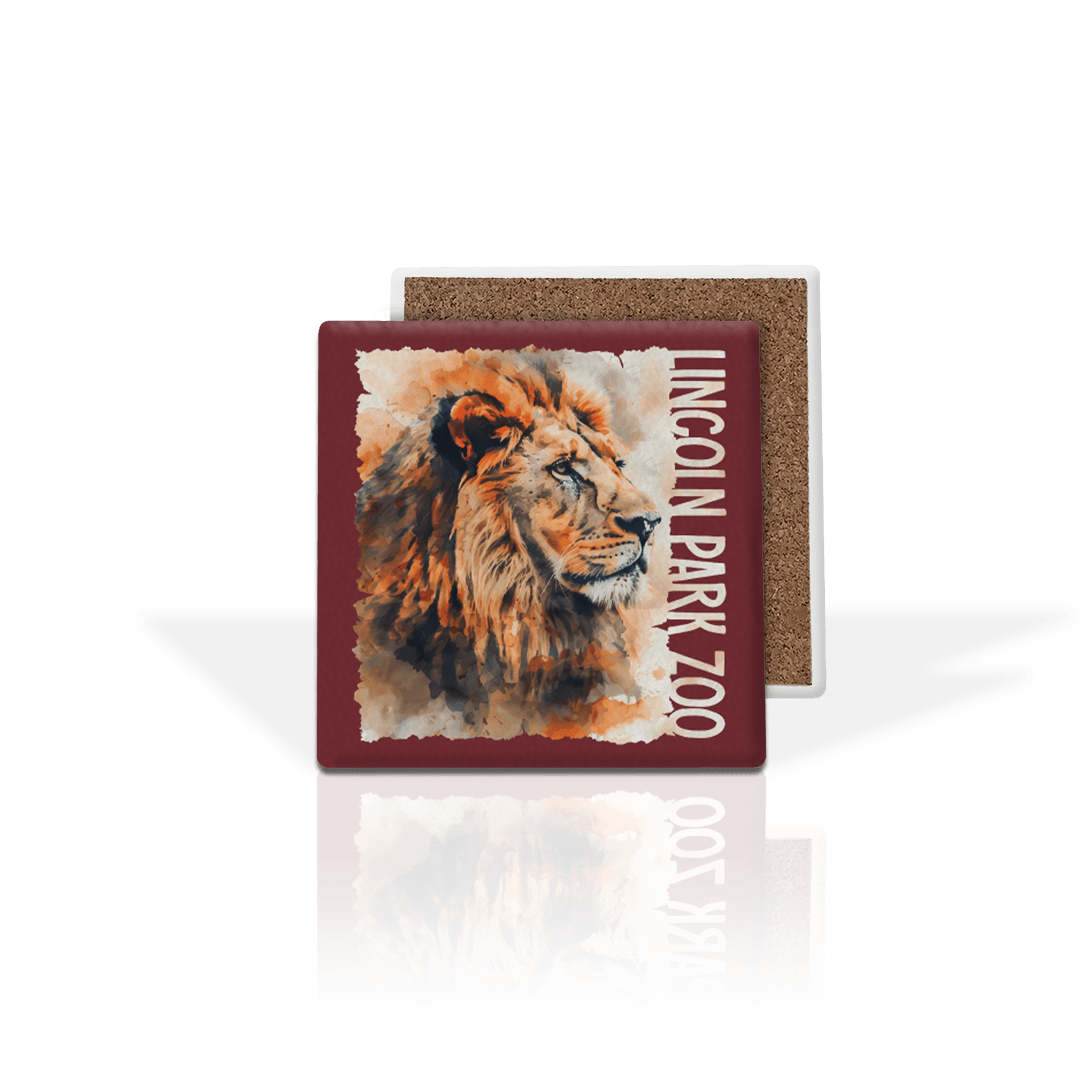 Poster Lion Splatter