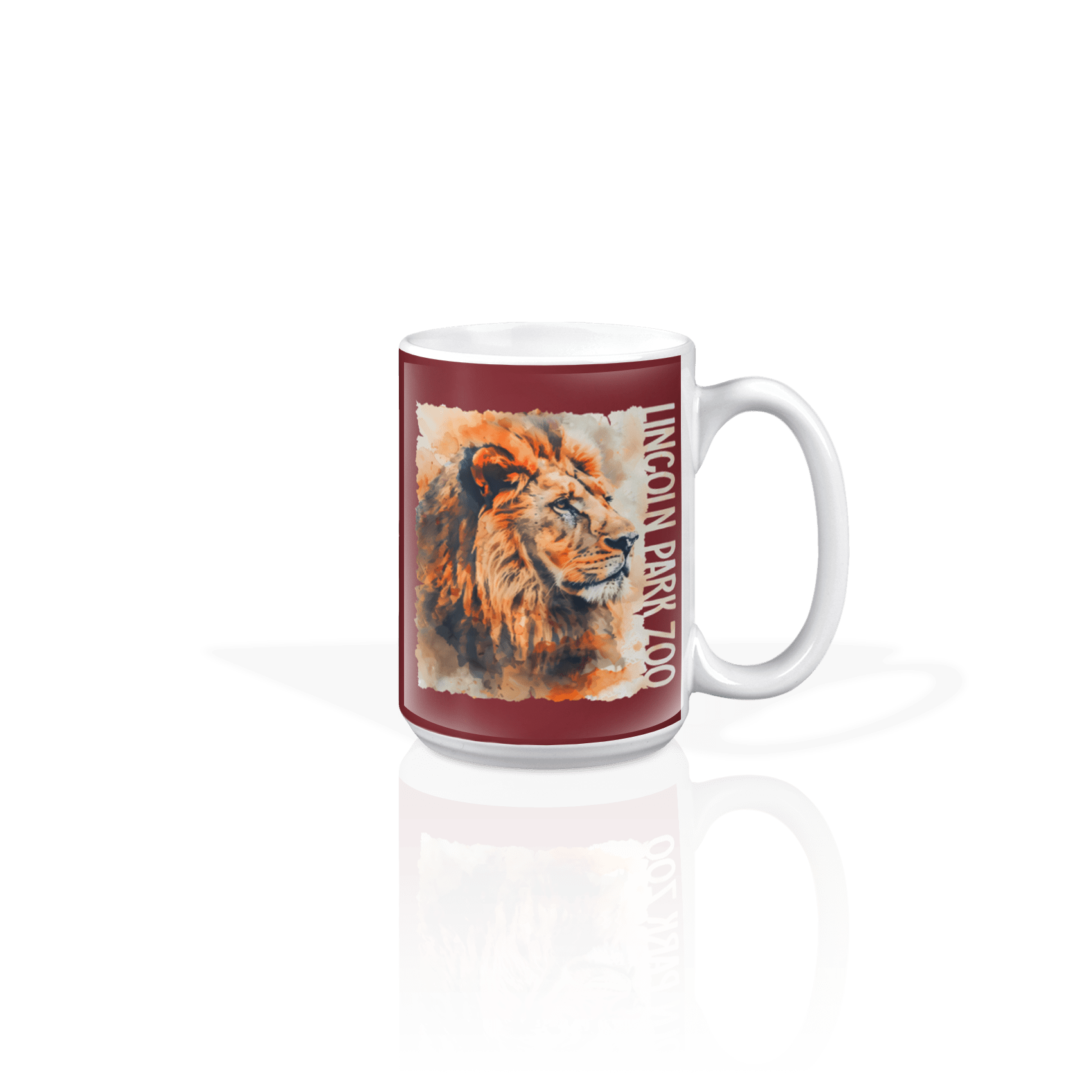 Poster Lion Splatter