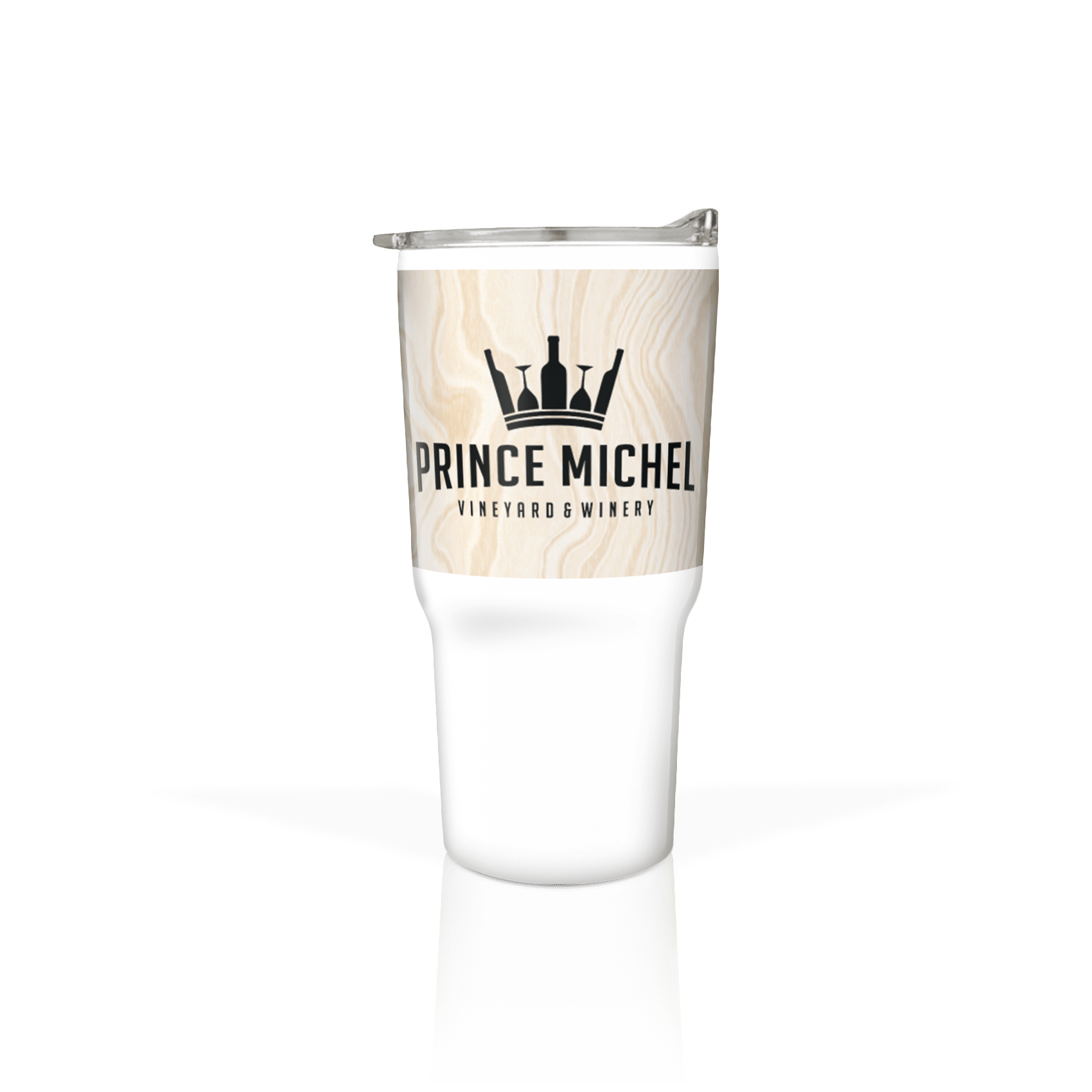 Prince Michel Logo on Birch