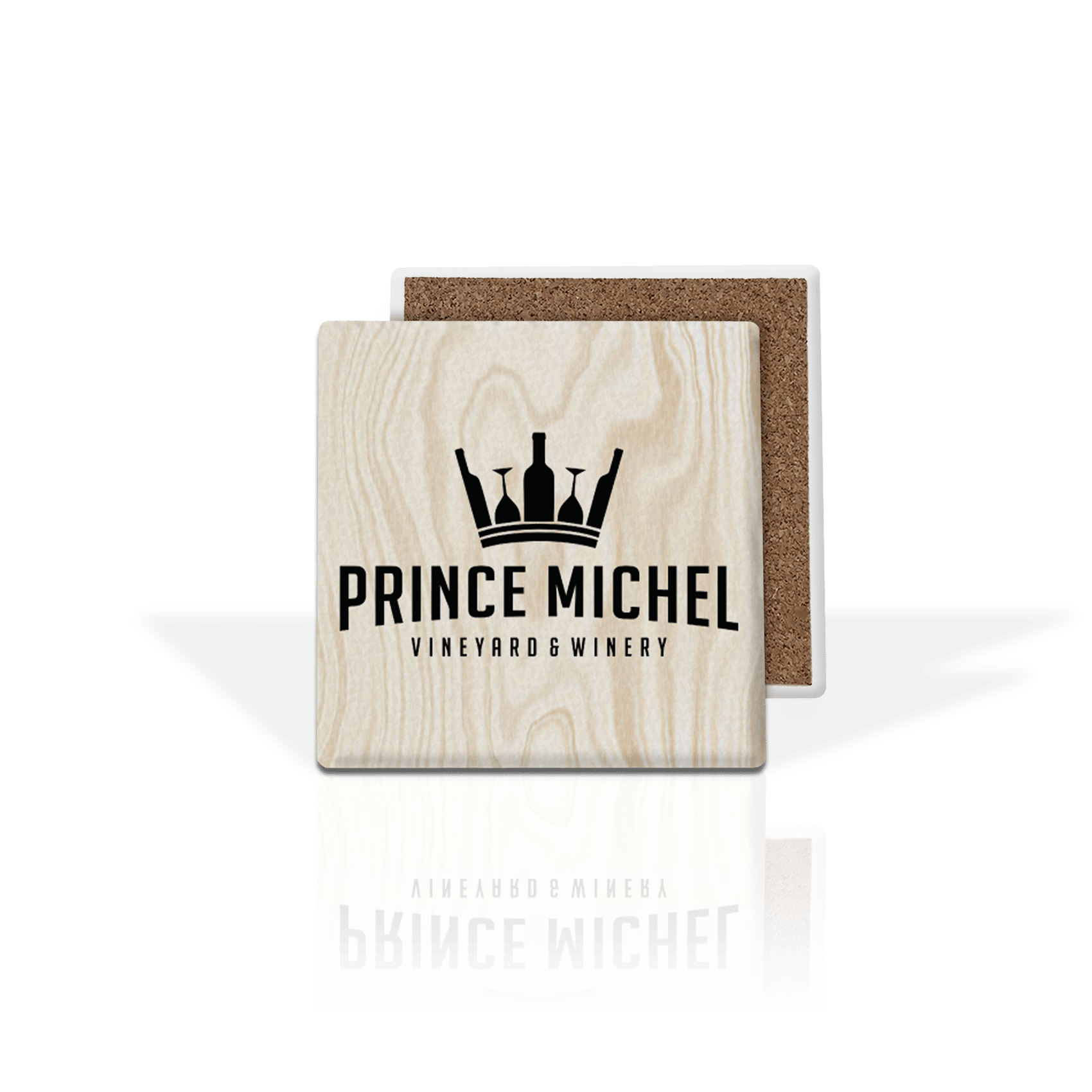Prince Michel Logo on Birch