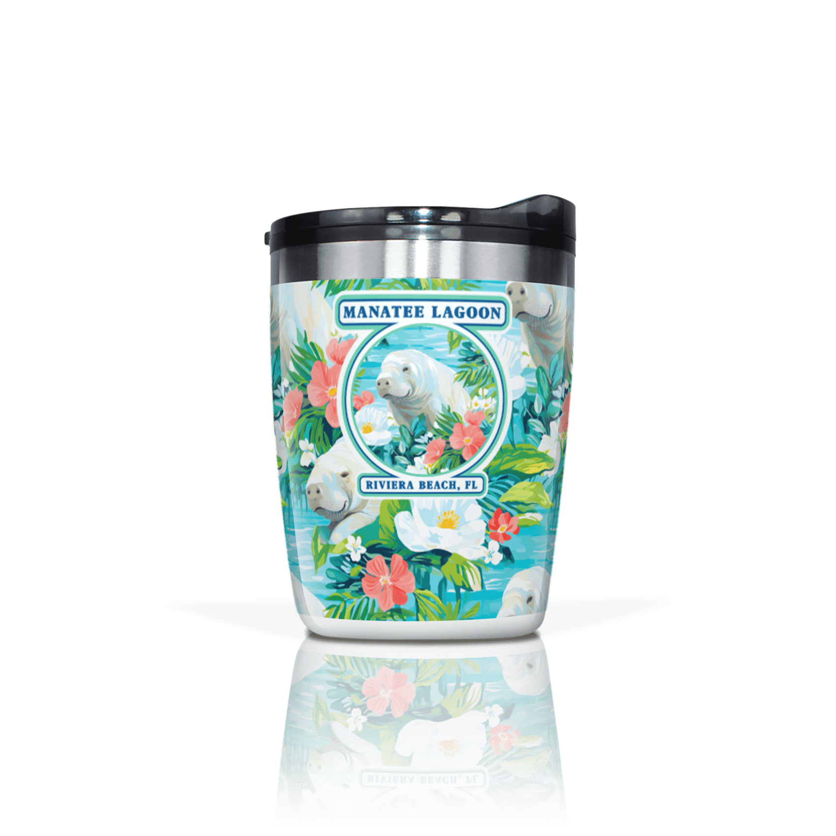 Paradise Manatee & Flowers