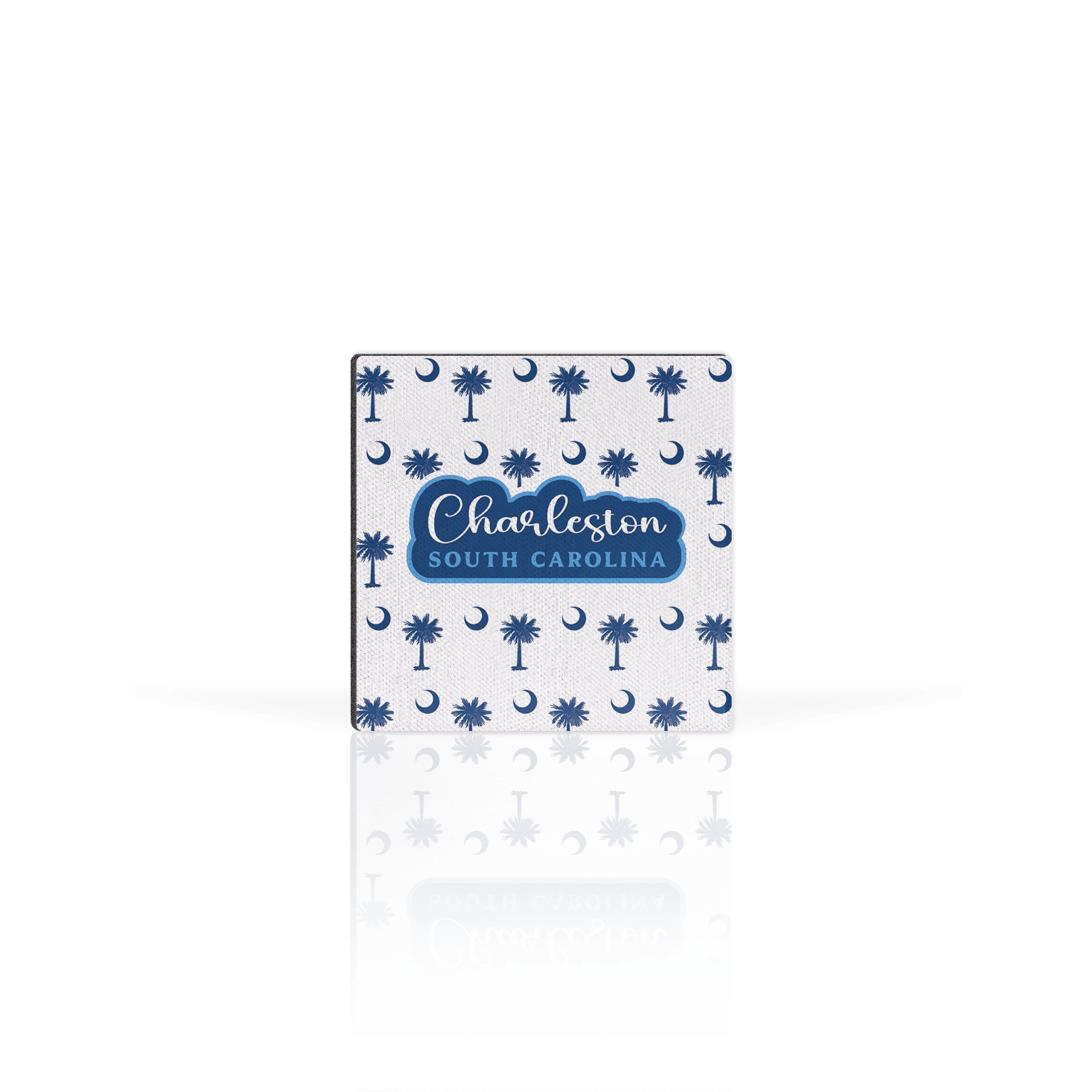 Palmetto Moon navy on white