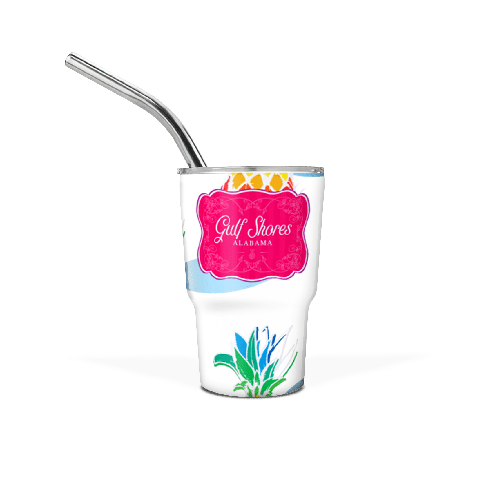 Mini 3 oz Tumbler with Straw