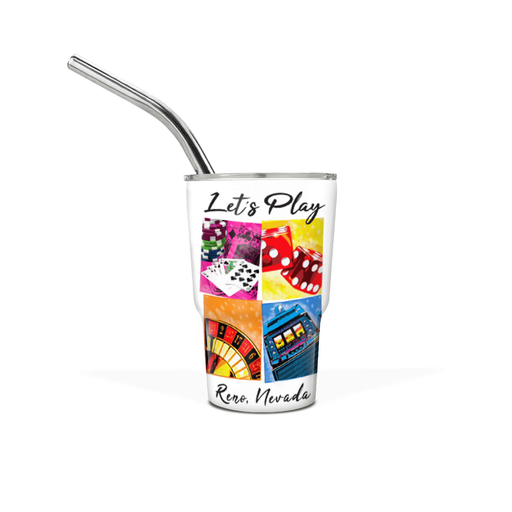 Mini 3 oz Tumbler with Straw