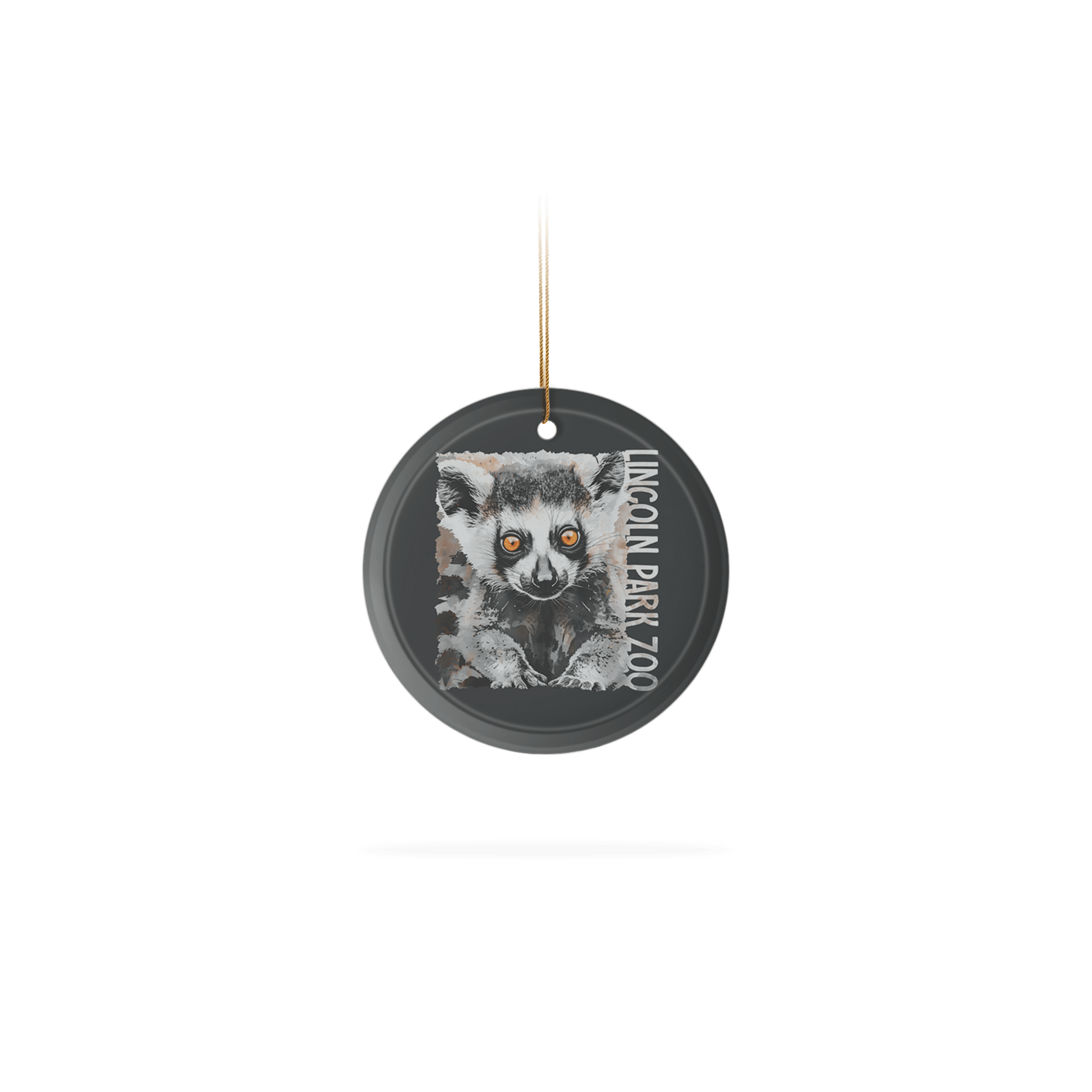 Frosted Glass Ornament 3.5"