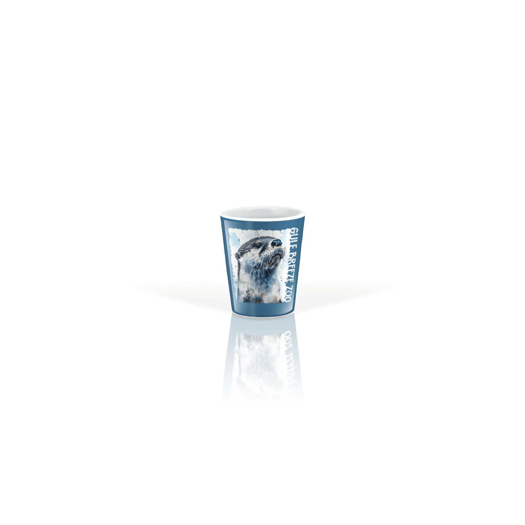 Ceramic Shot Glass 2oz White