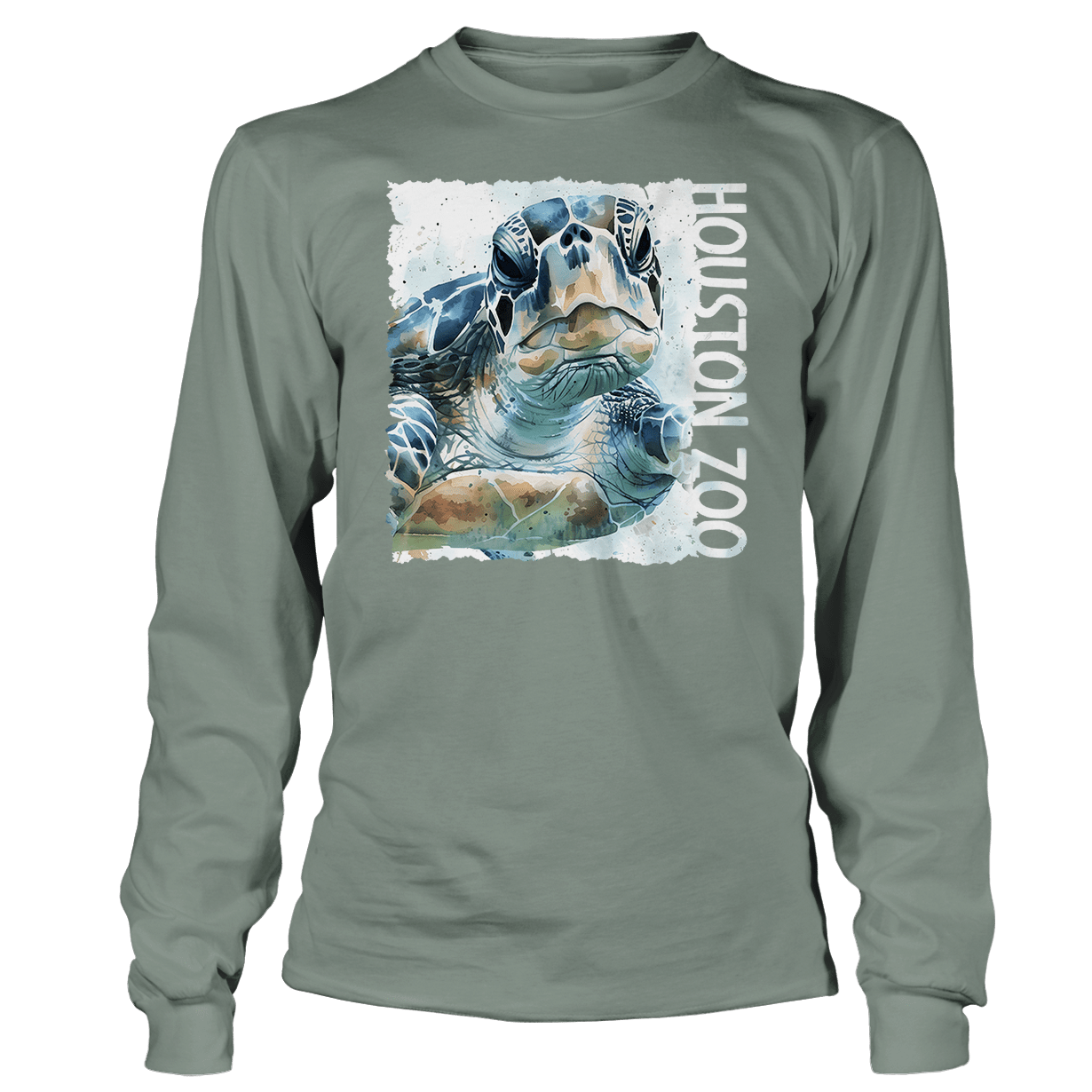 Poster Sea Turtle Splatter