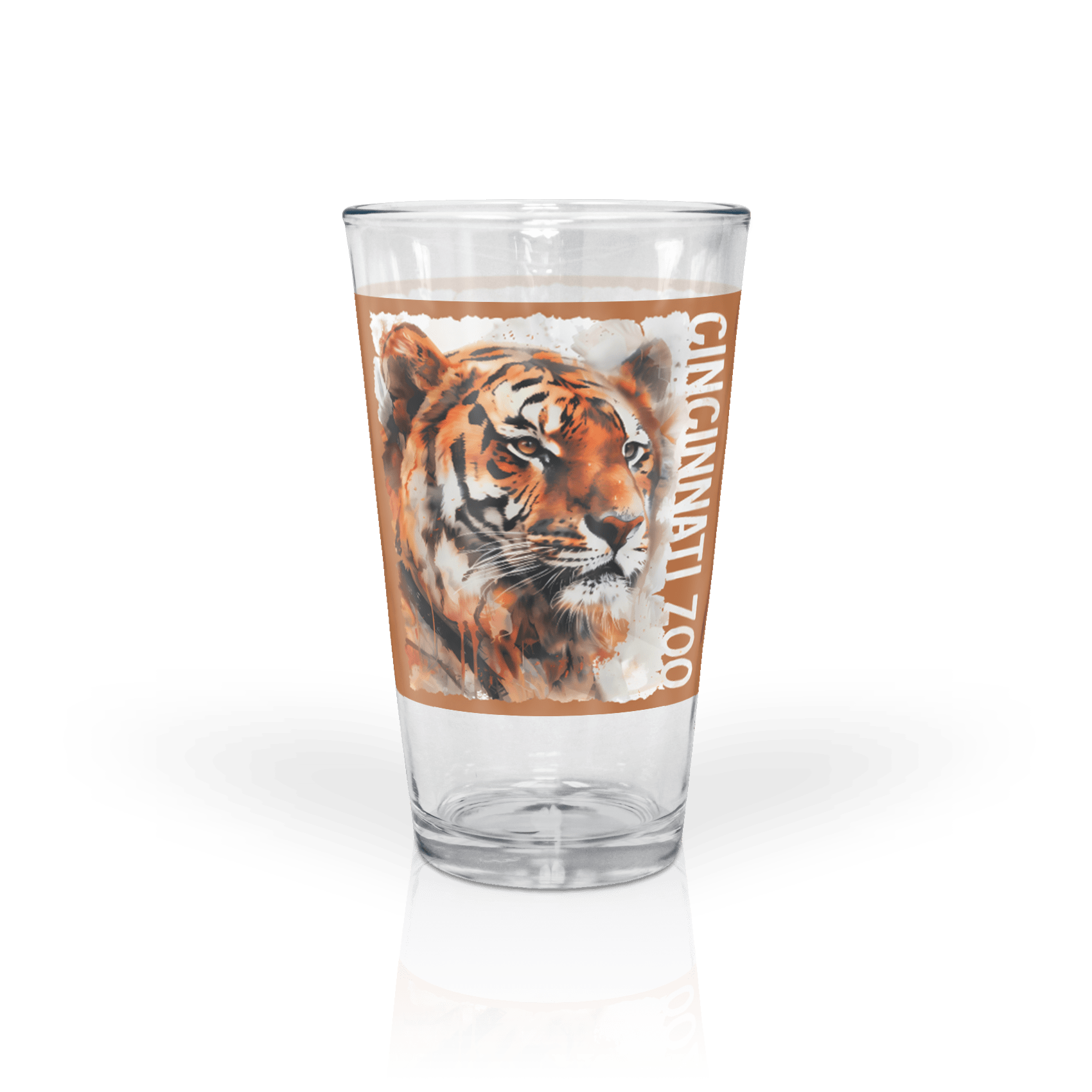 Poster Tiger Splatter