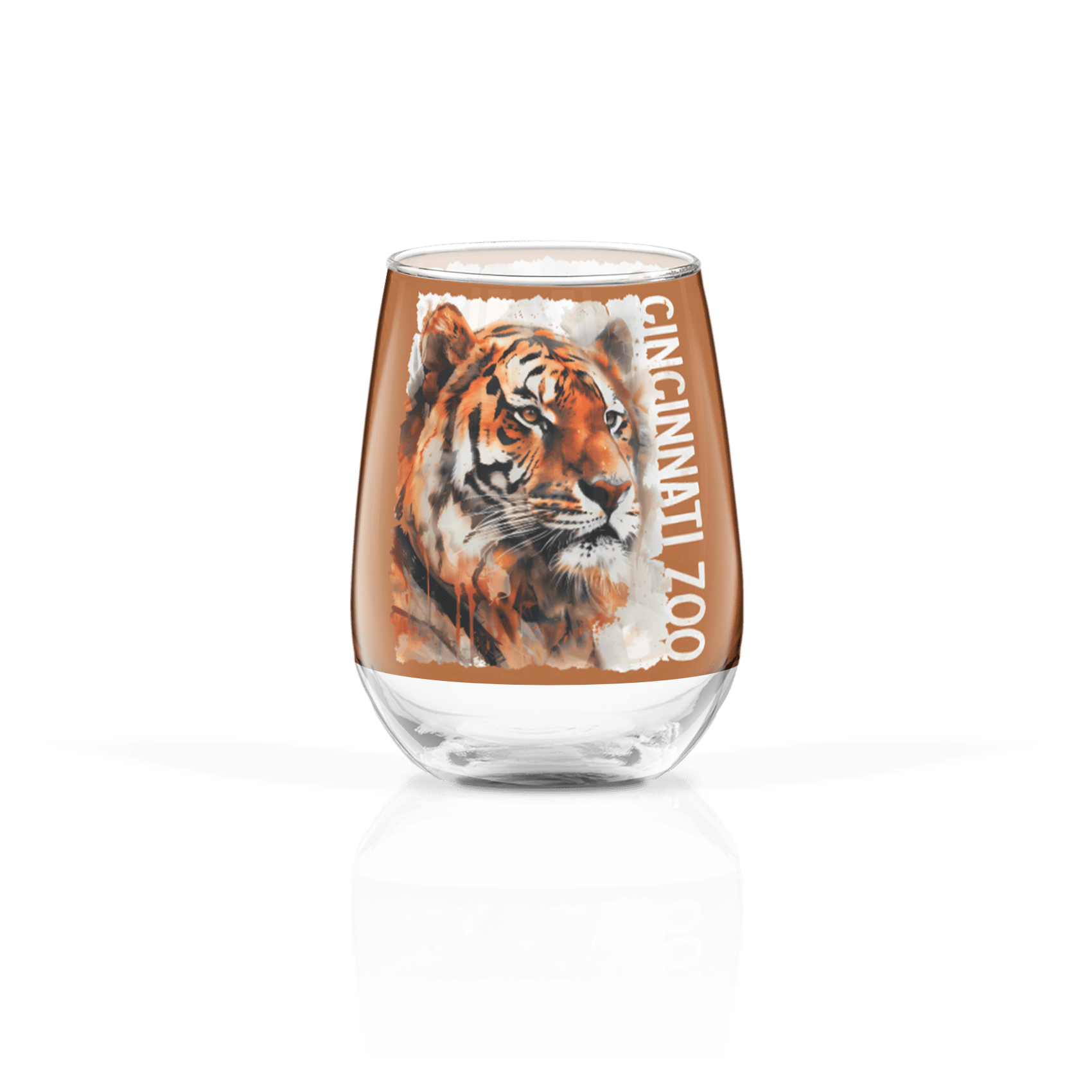 Poster Tiger Splatter
