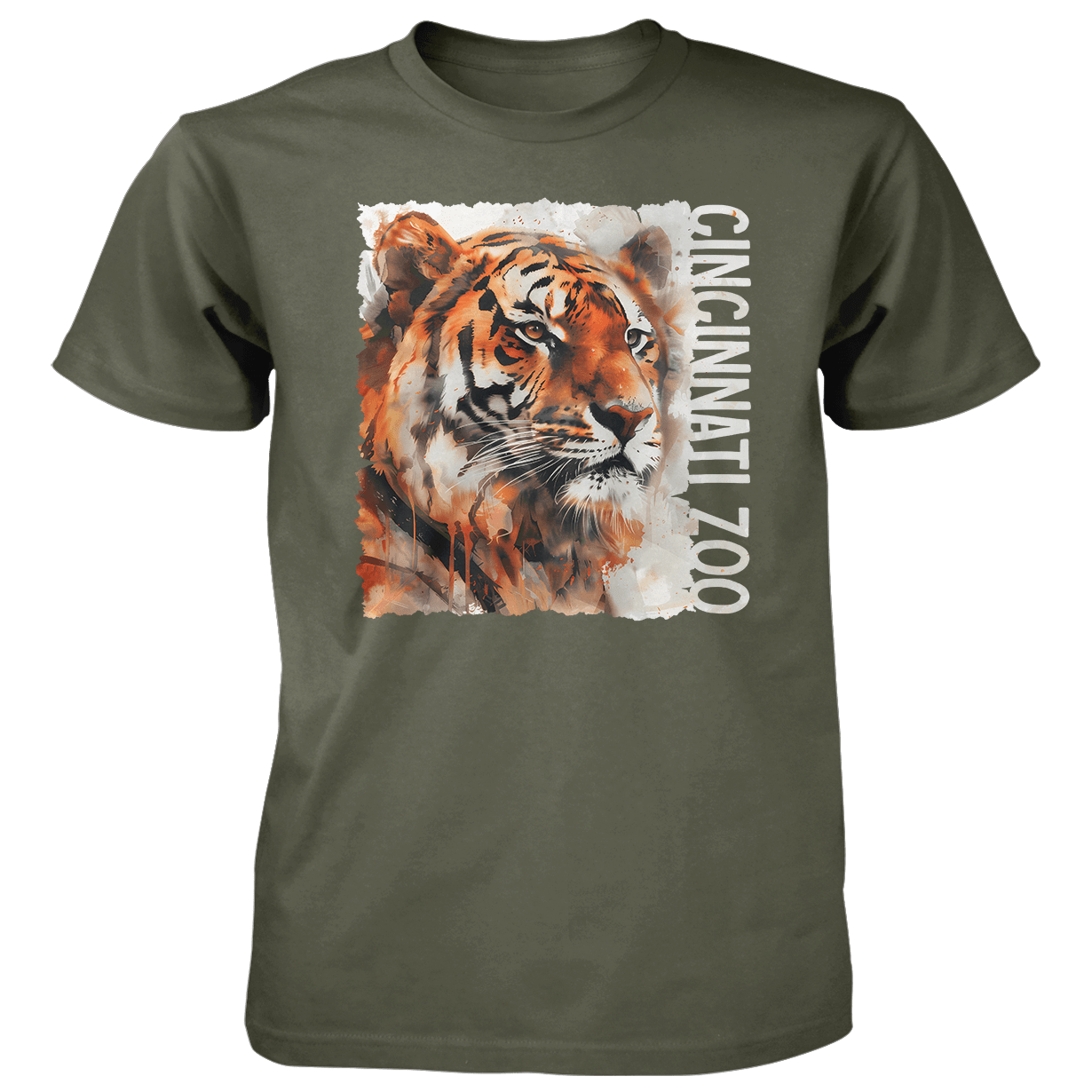 Poster Tiger Splatter