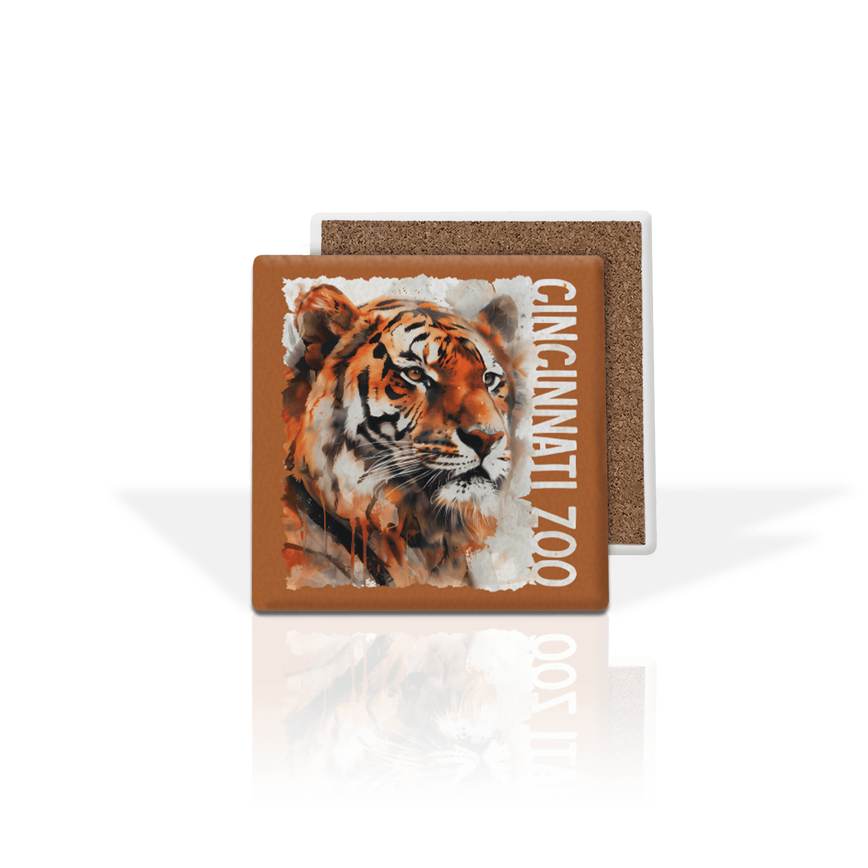 Poster Tiger Splatter