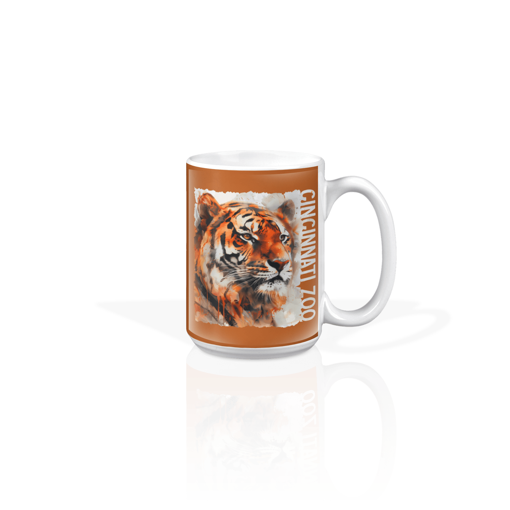 Poster Tiger Splatter
