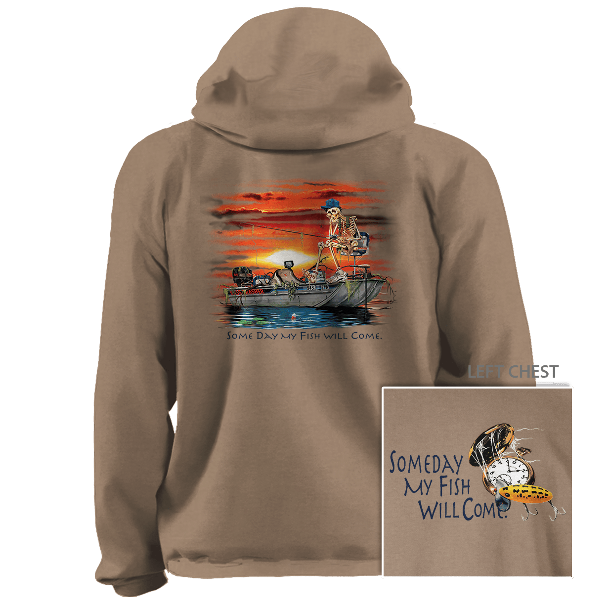 7.8 oz Fleece Hoodie