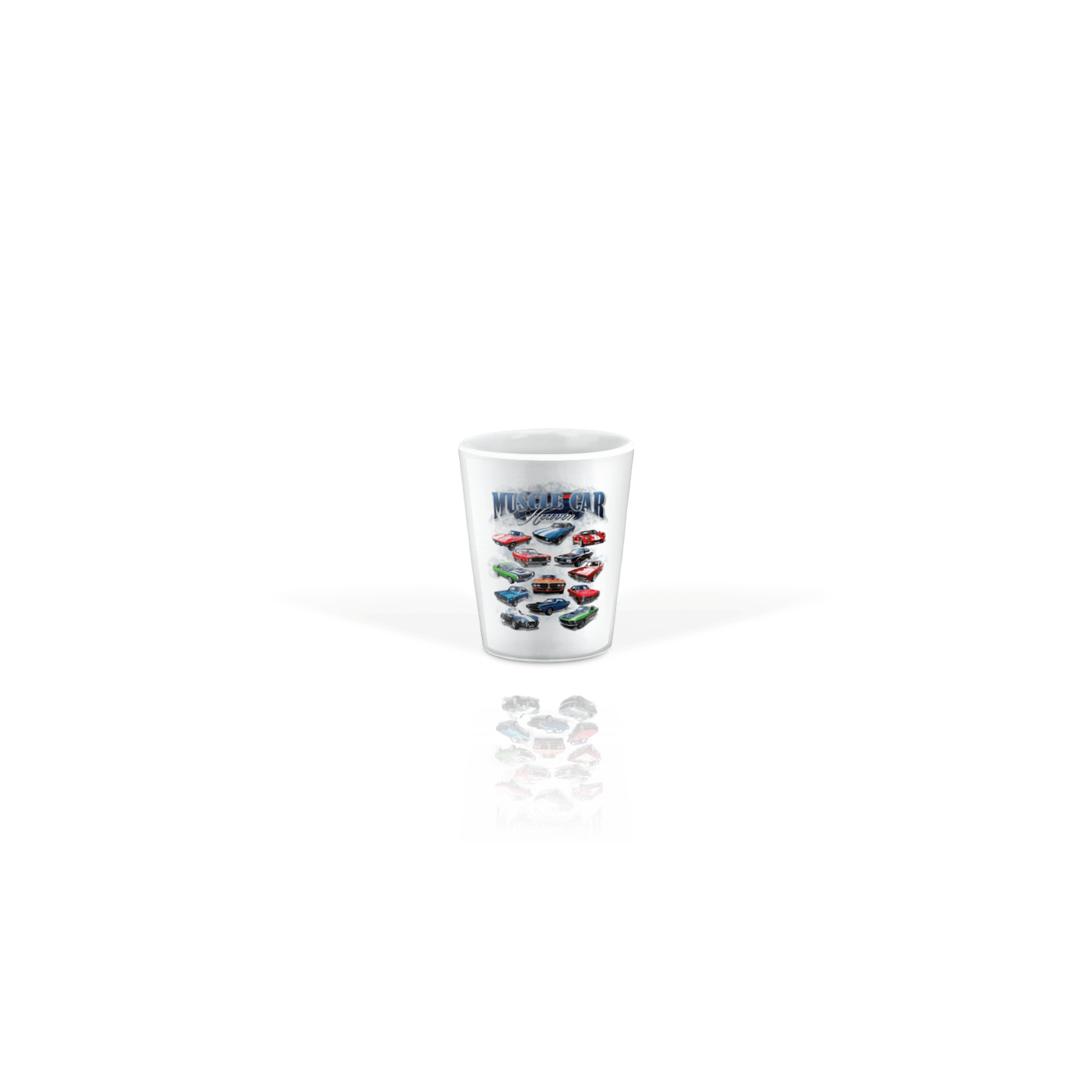 Ceramic Shot Glass 2oz White