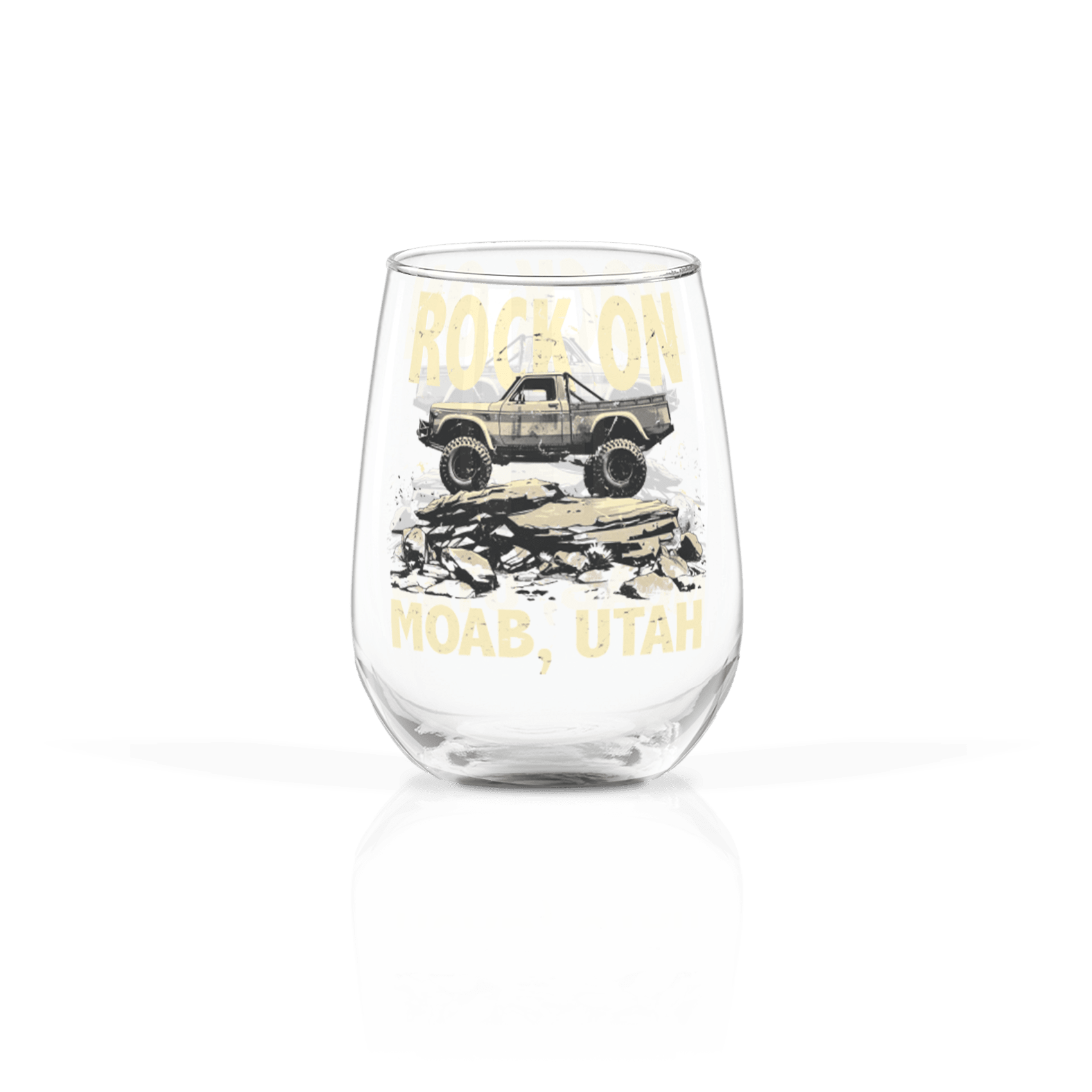 Clear 17oz Stemless Wine Glass