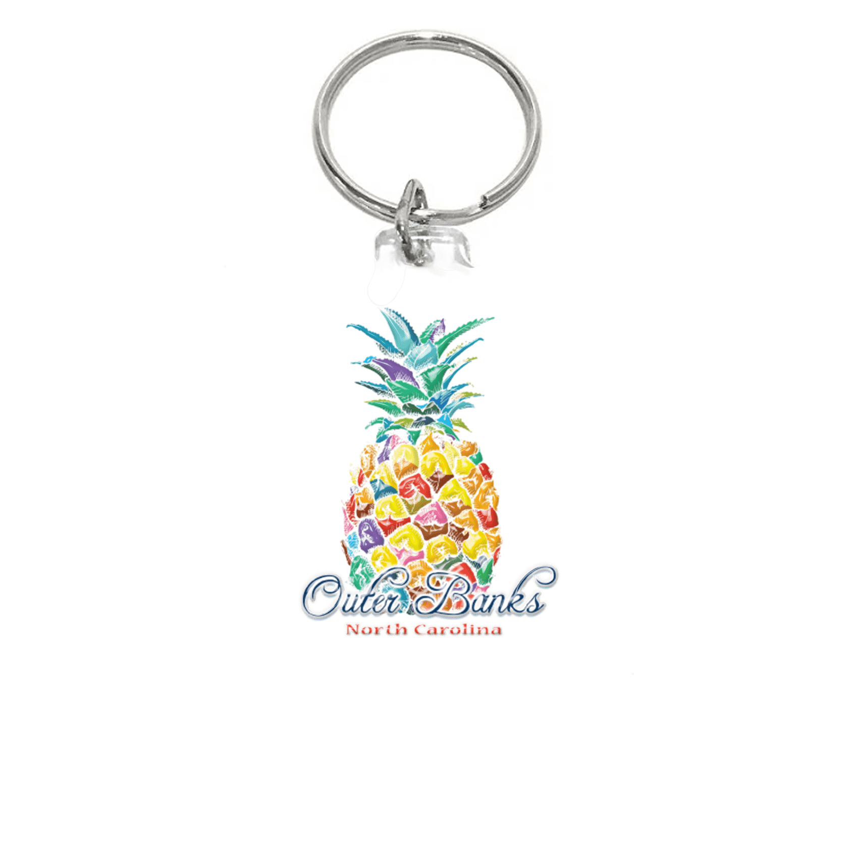 Rainbow Colored Pineapple