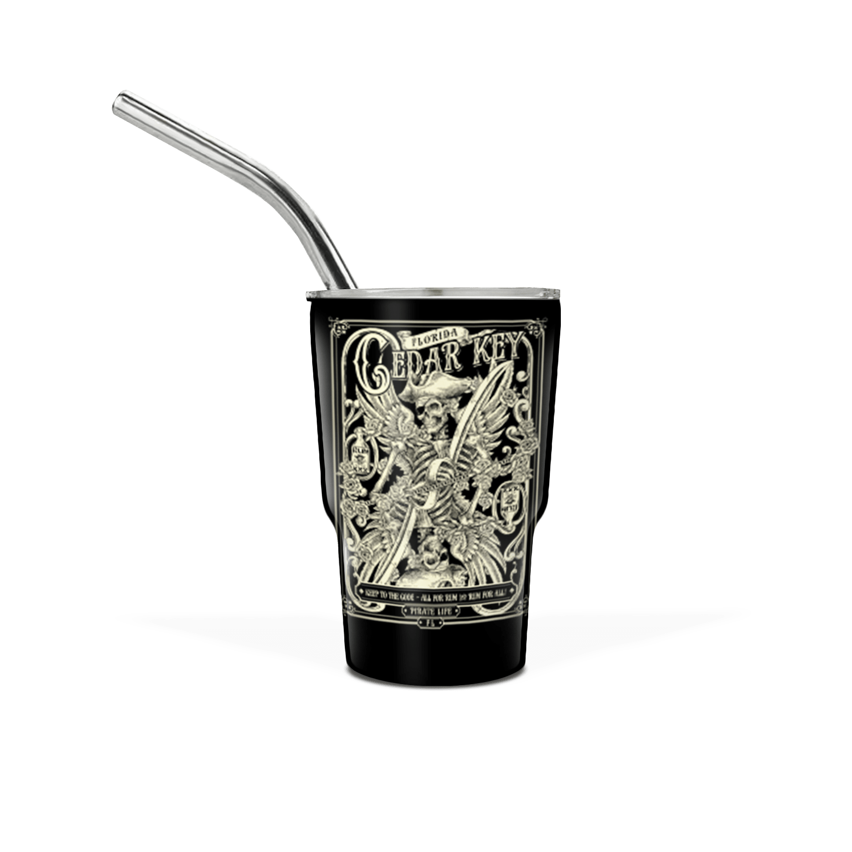 Mini 3 oz Tumbler with Straw