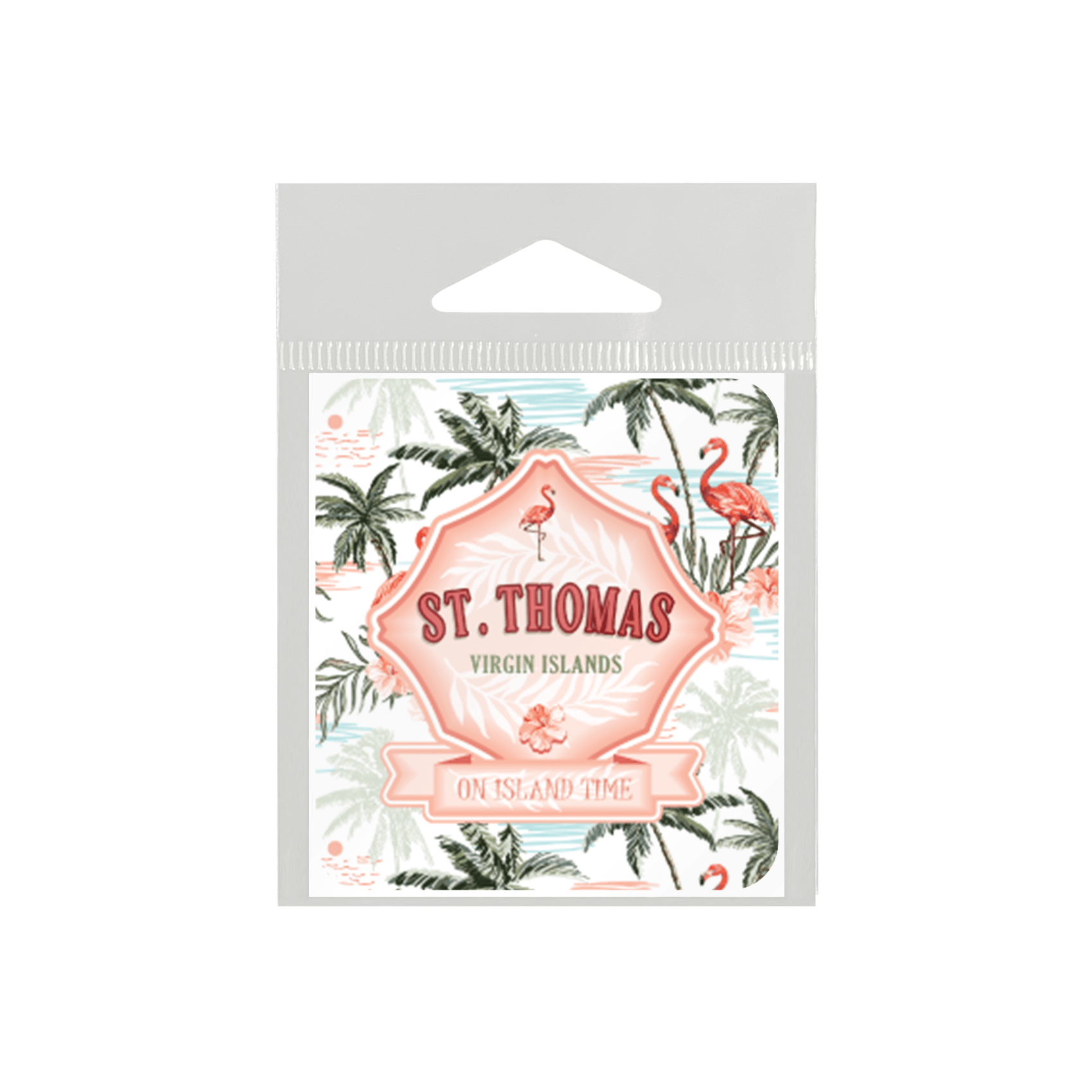 Retro Flamingo Waves