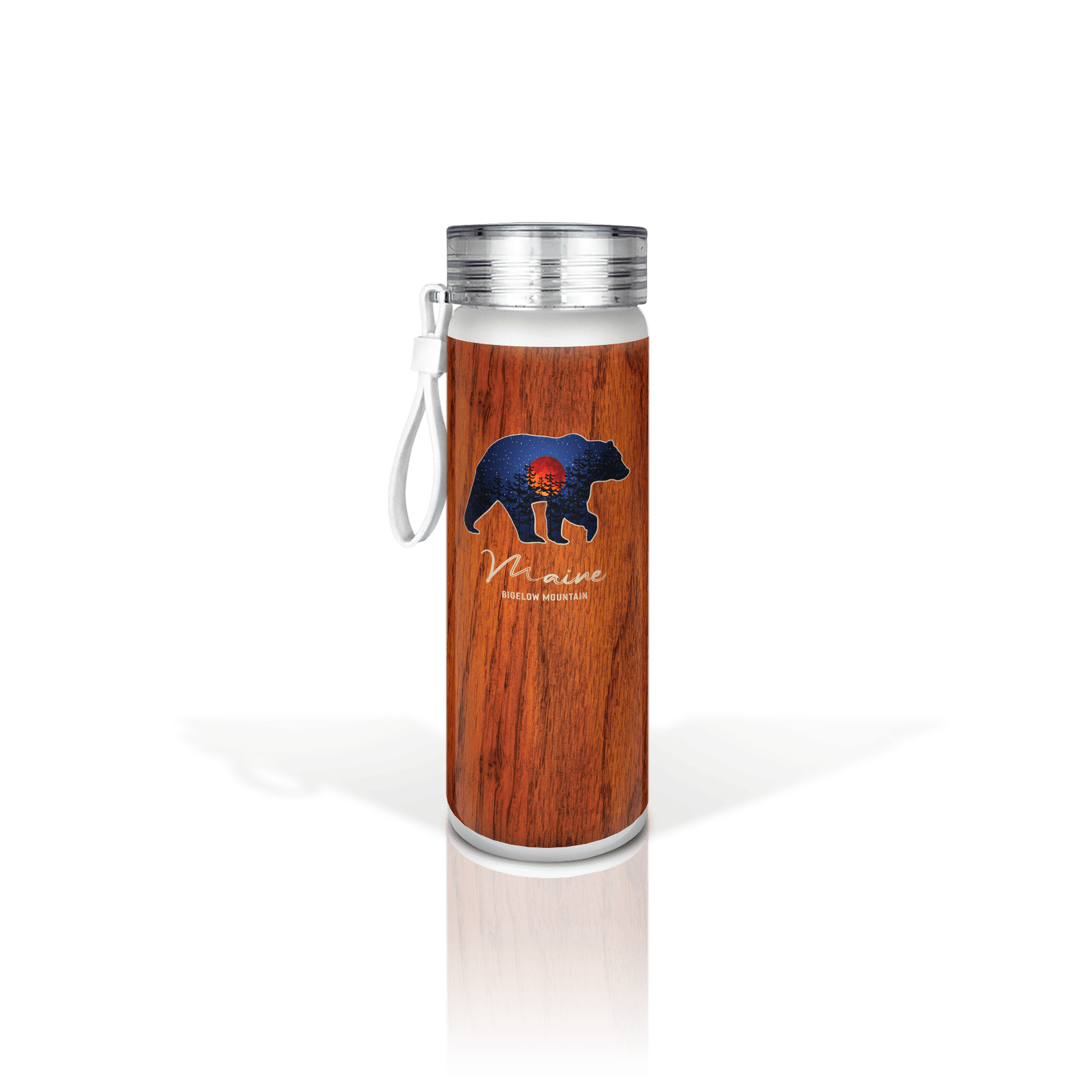Red Moon Bear on Mahogany
