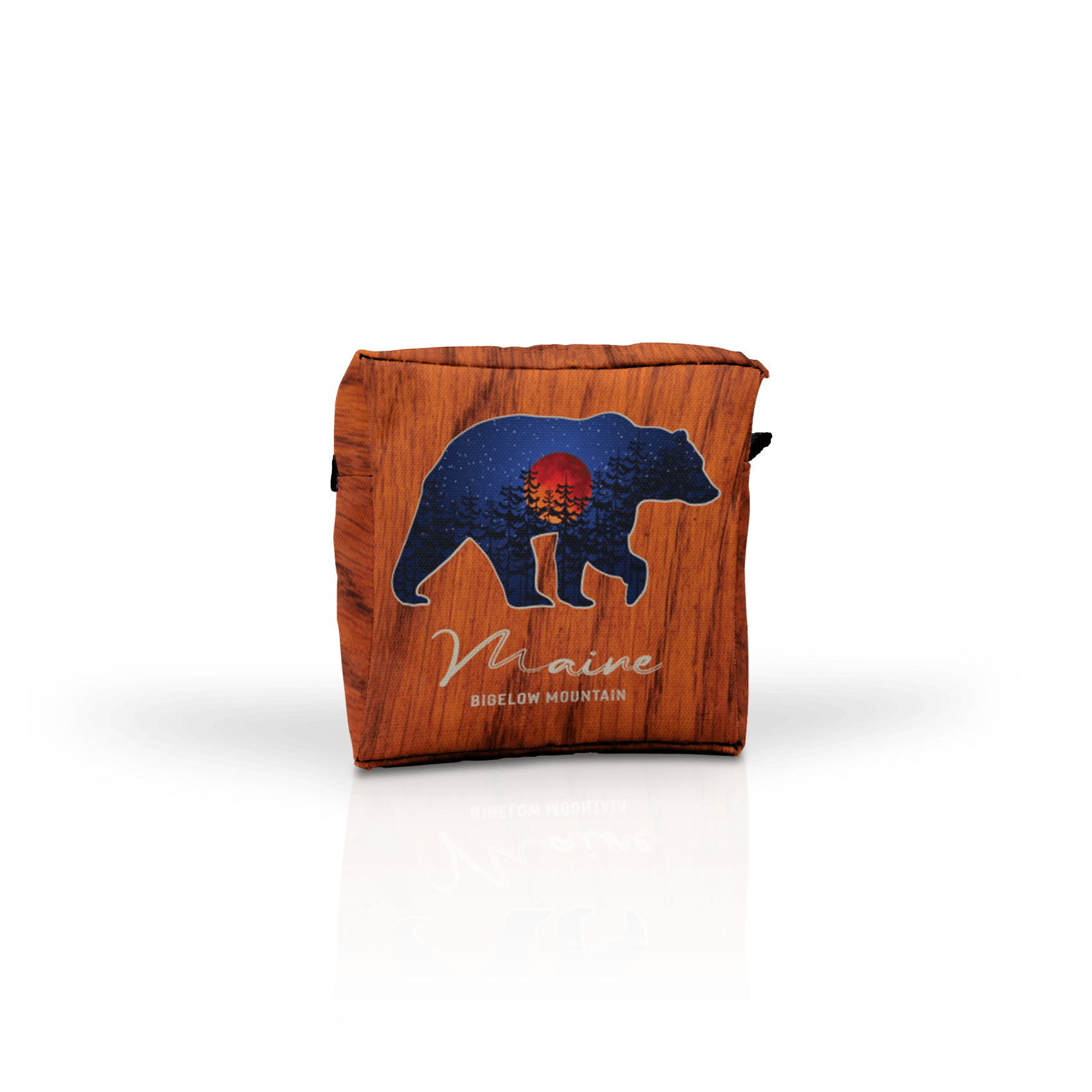 Red Moon Bear on Mahogany