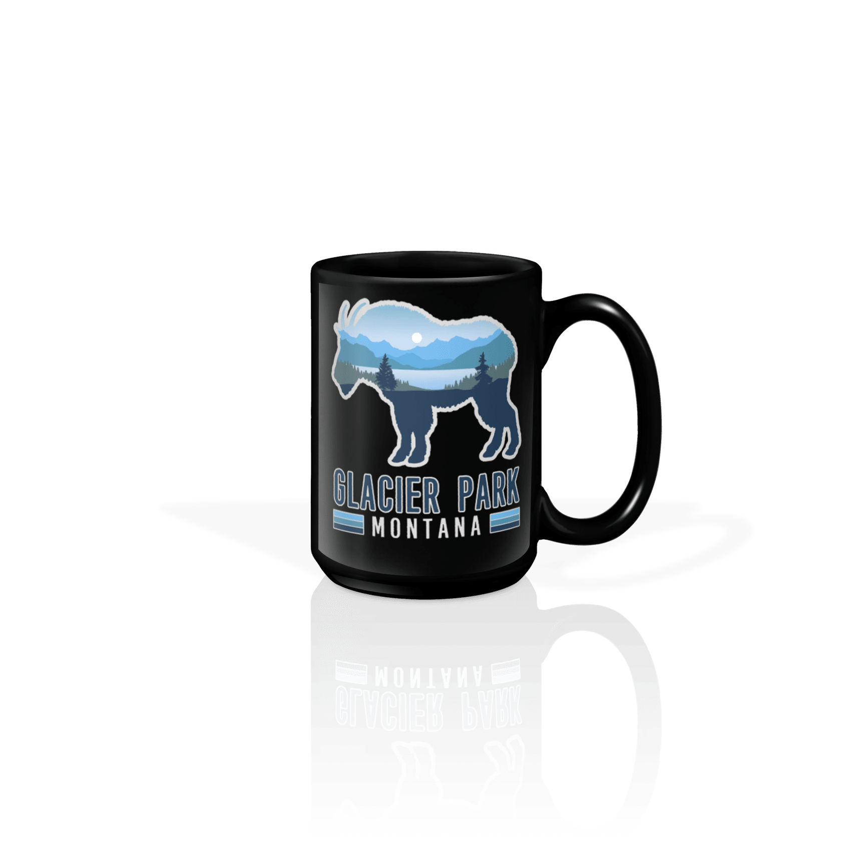 Retro Mountain Goat