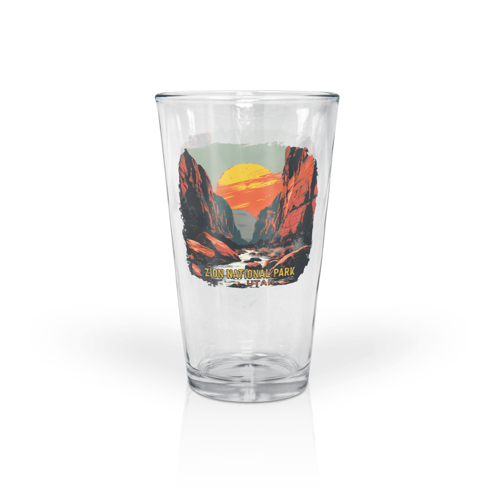 Clear 16 oz Pint Glass
