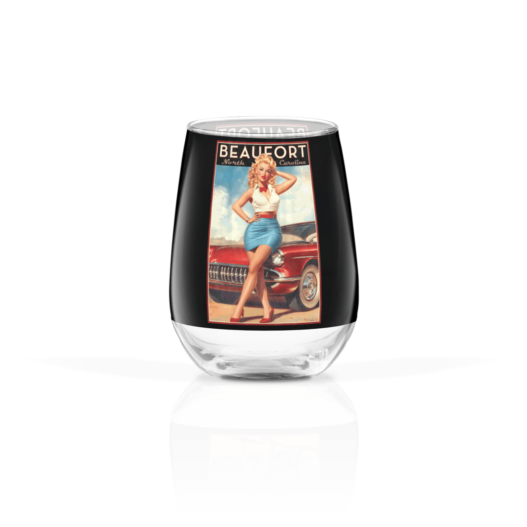 Clear 17oz Stemless Wine Glass