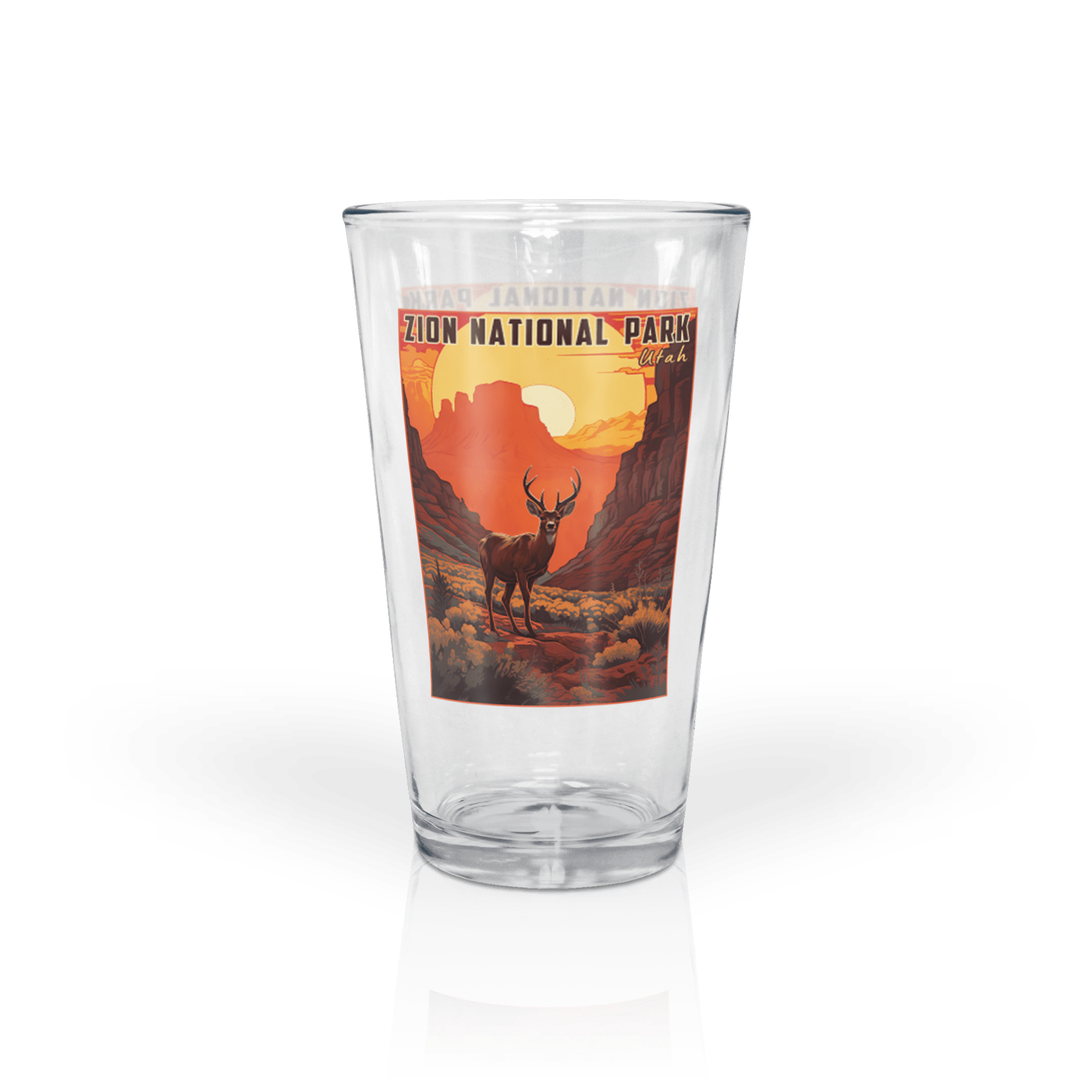Red Rock Deer Poster