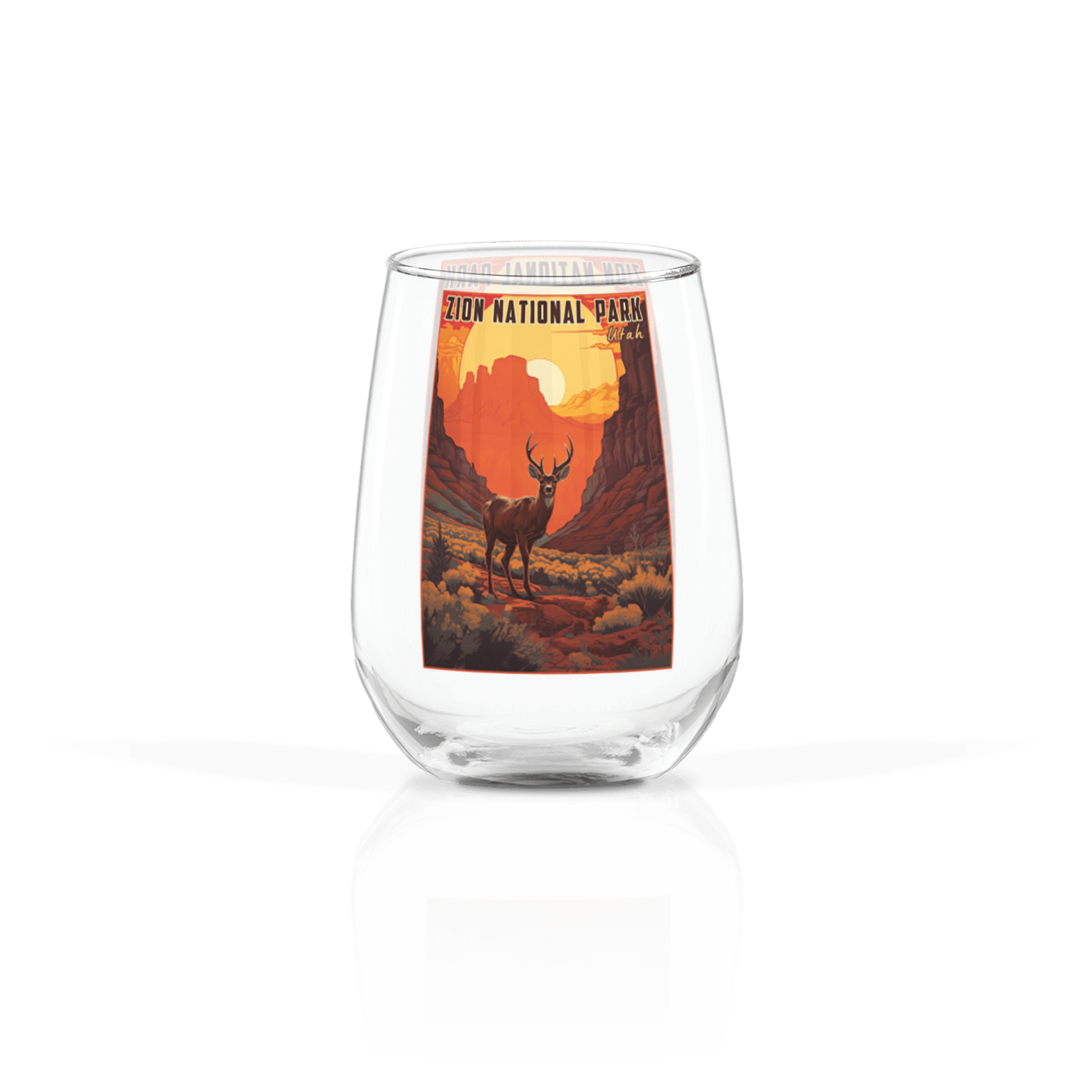 Red Rock Deer Poster