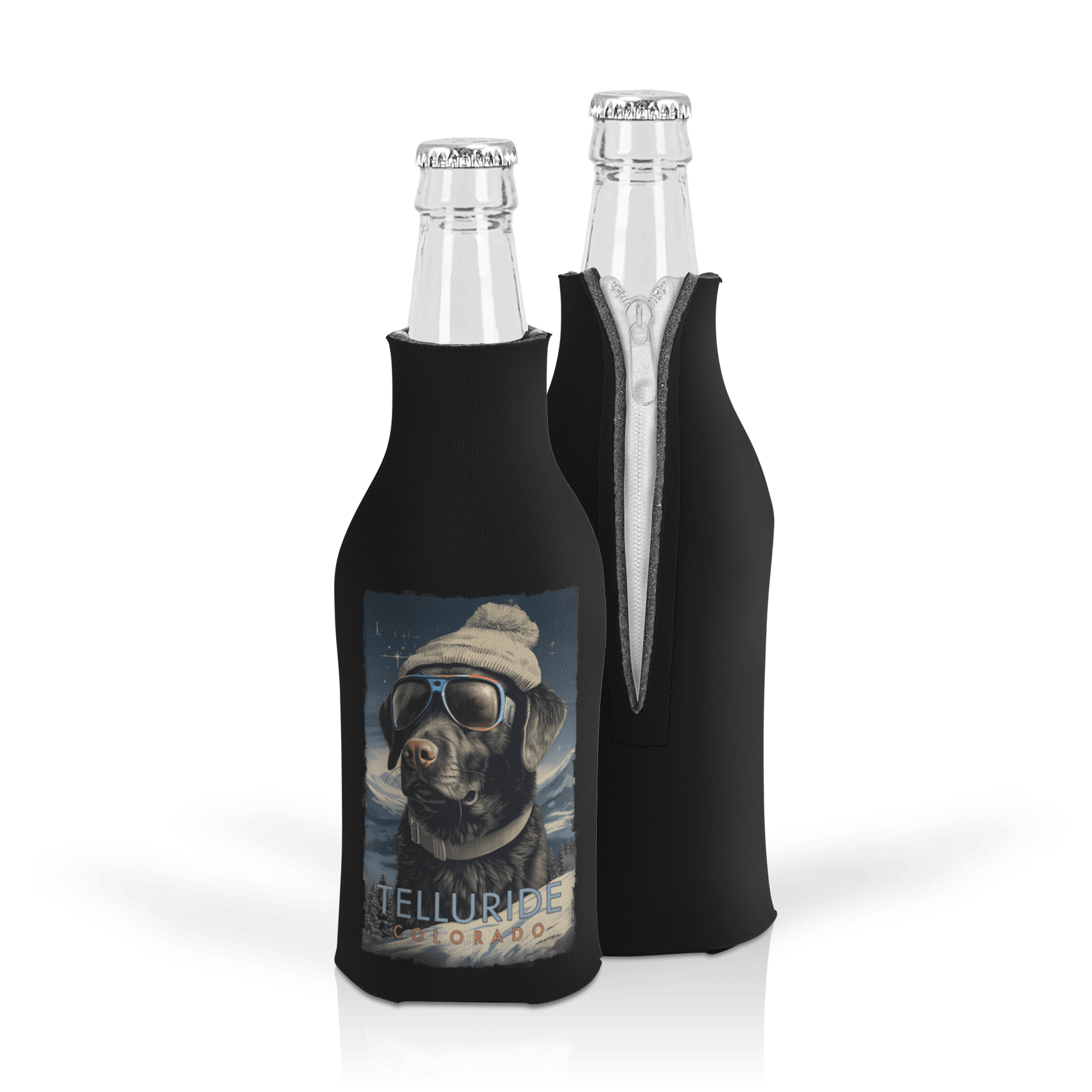 Scuba Foam Zippered Bottle